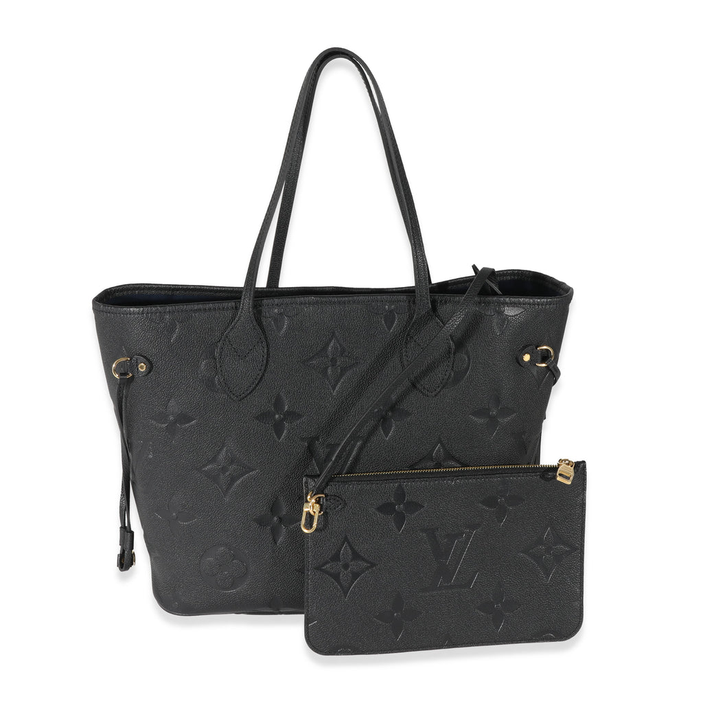 Louis Vuitton Louis Vuitton Black Empreinte Neverfull MM