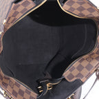 Louis Vuitton Louis Vuitton Canvas Damier Ebene Taurillon Jersey Tote