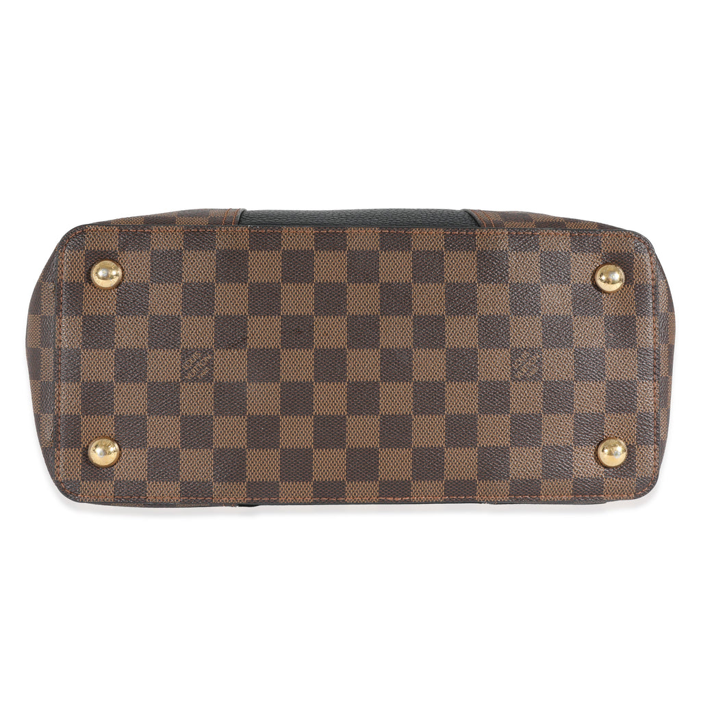 Louis Vuitton Louis Vuitton Canvas Damier Ebene Taurillon Jersey Tote