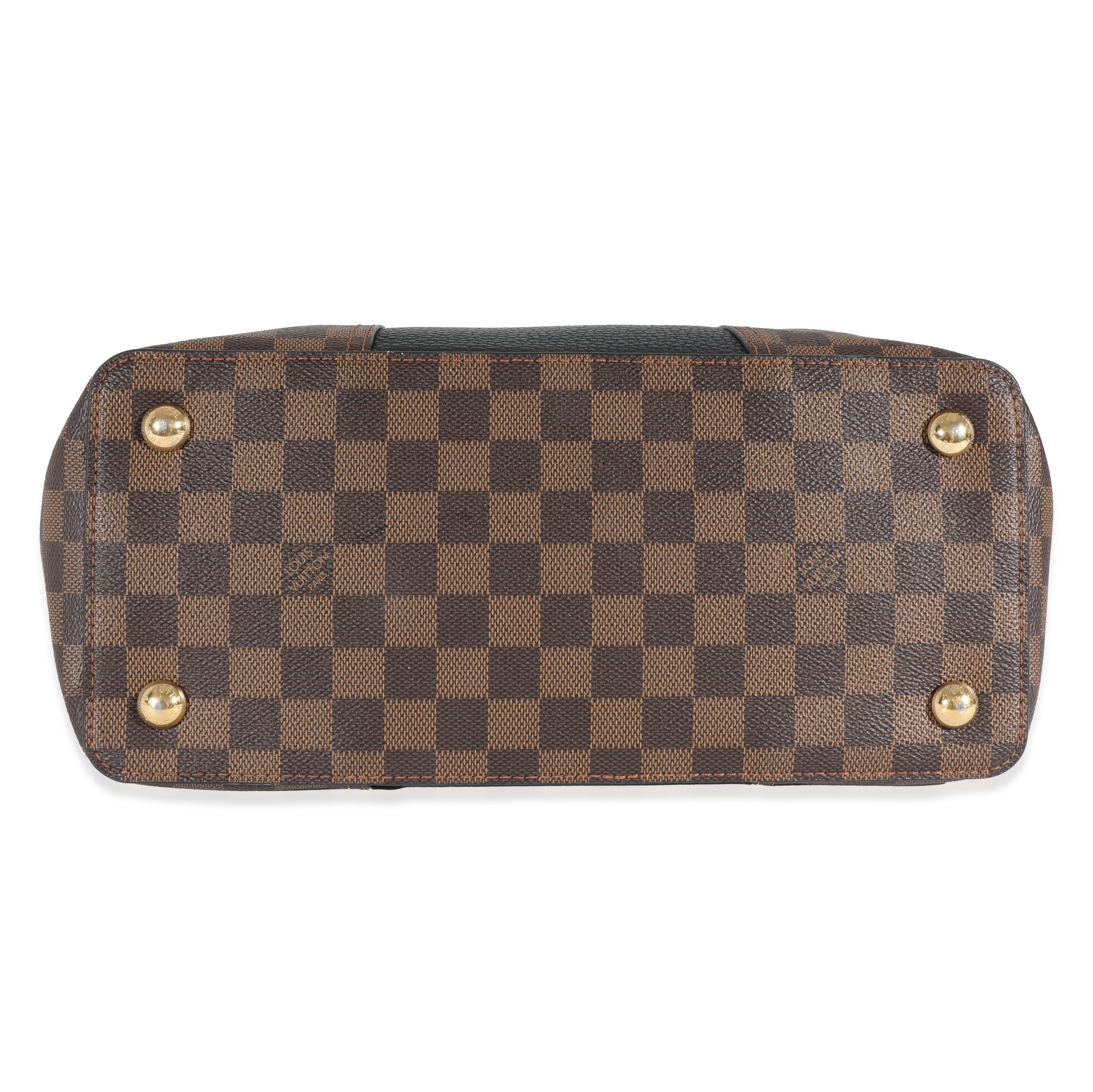 Louis Vuitton Louis Vuitton Canvas Damier Ebene Taurillon Jersey Tote