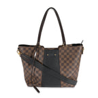 Louis Vuitton Louis Vuitton Canvas Damier Ebene Taurillon Jersey Tote
