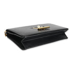 Louis Vuitton Louis Vuitton Black Epi Twist Belt Chain Pouch