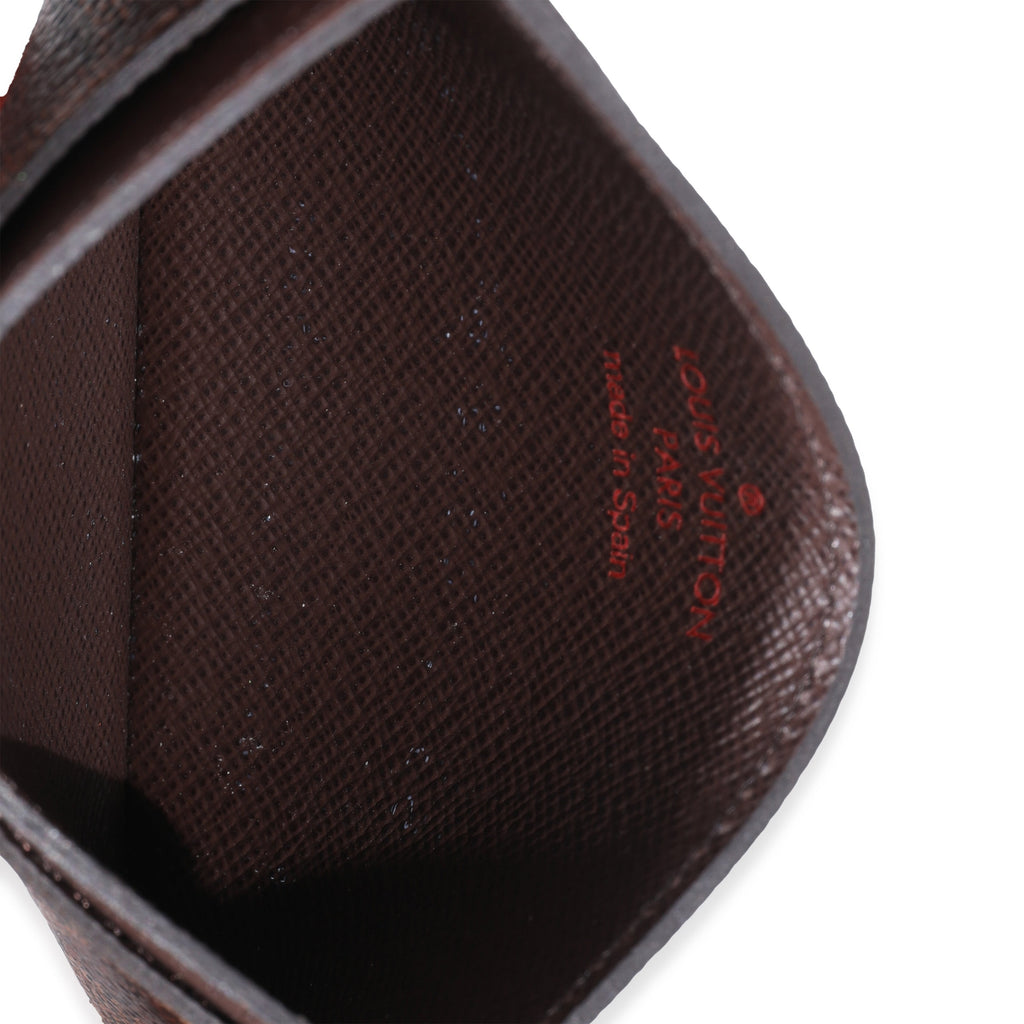 Louis Vuitton Louis Vuitton Damier Ebene Canvas Card Holder