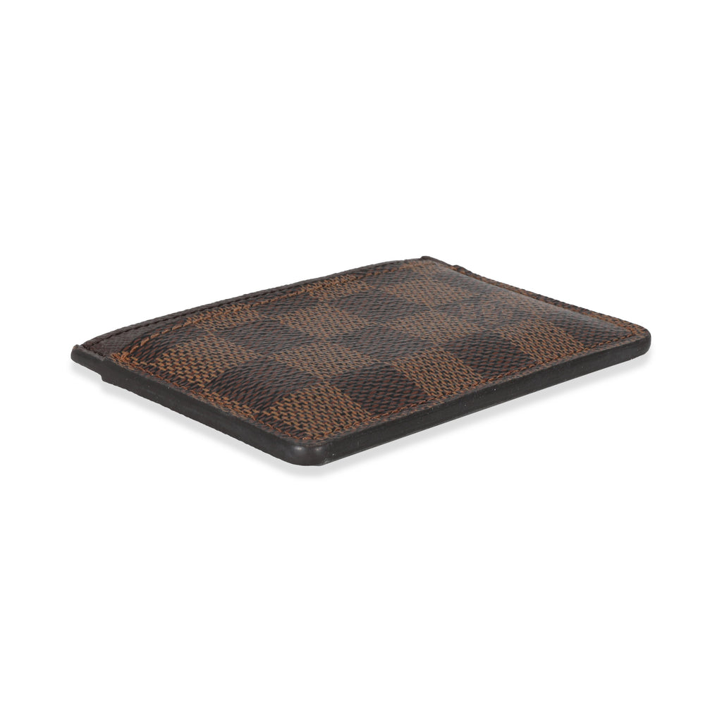 Louis Vuitton Louis Vuitton Damier Ebene Canvas Card Holder