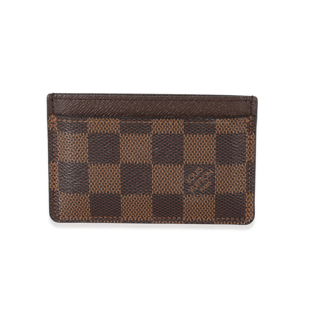 Louis Vuitton Louis Vuitton Damier Ebene Canvas Card Holder