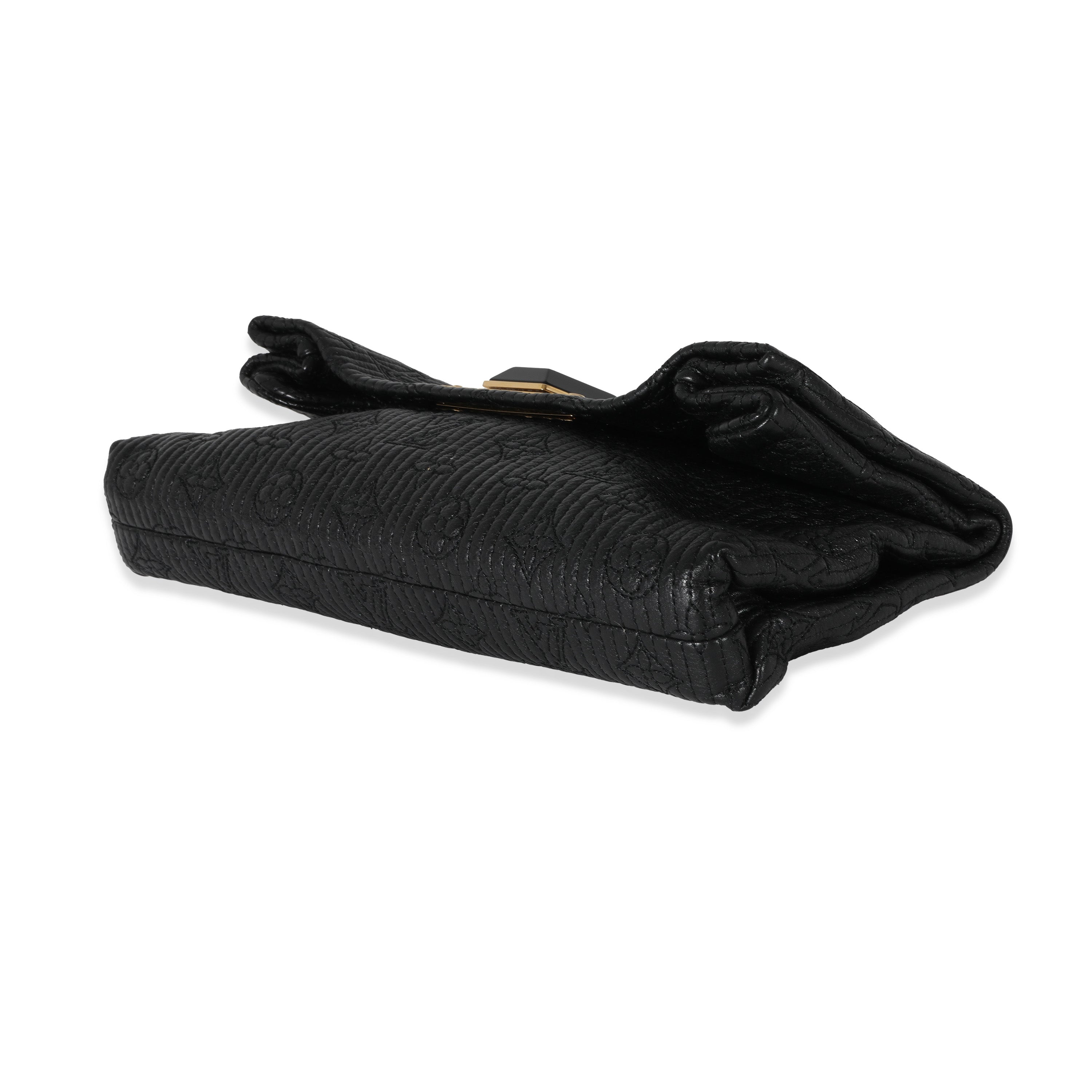 Louis Vuitton Louis Vuitton Black Monogram Limelight Altair Clutch