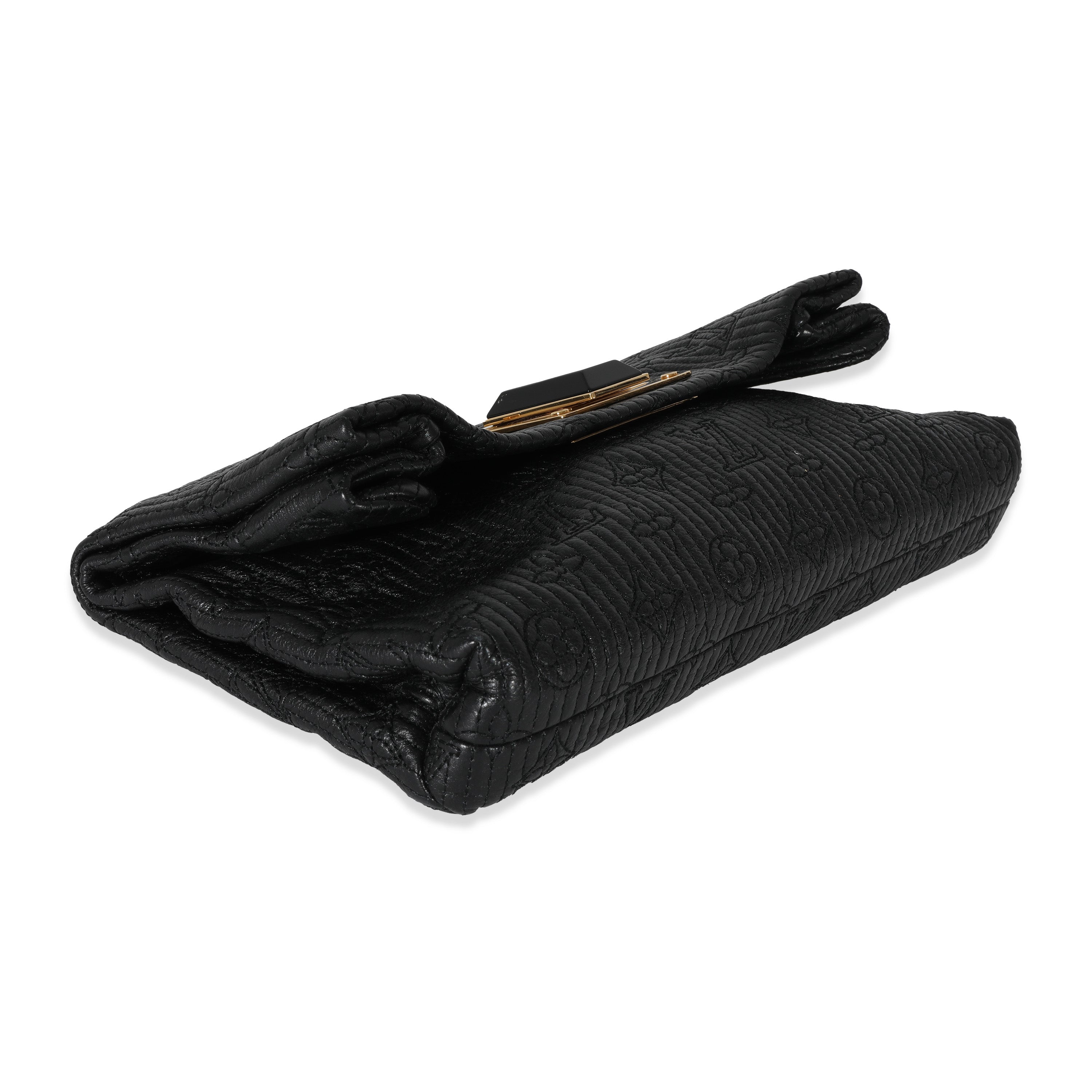 Louis Vuitton Louis Vuitton Black Monogram Limelight Altair Clutch