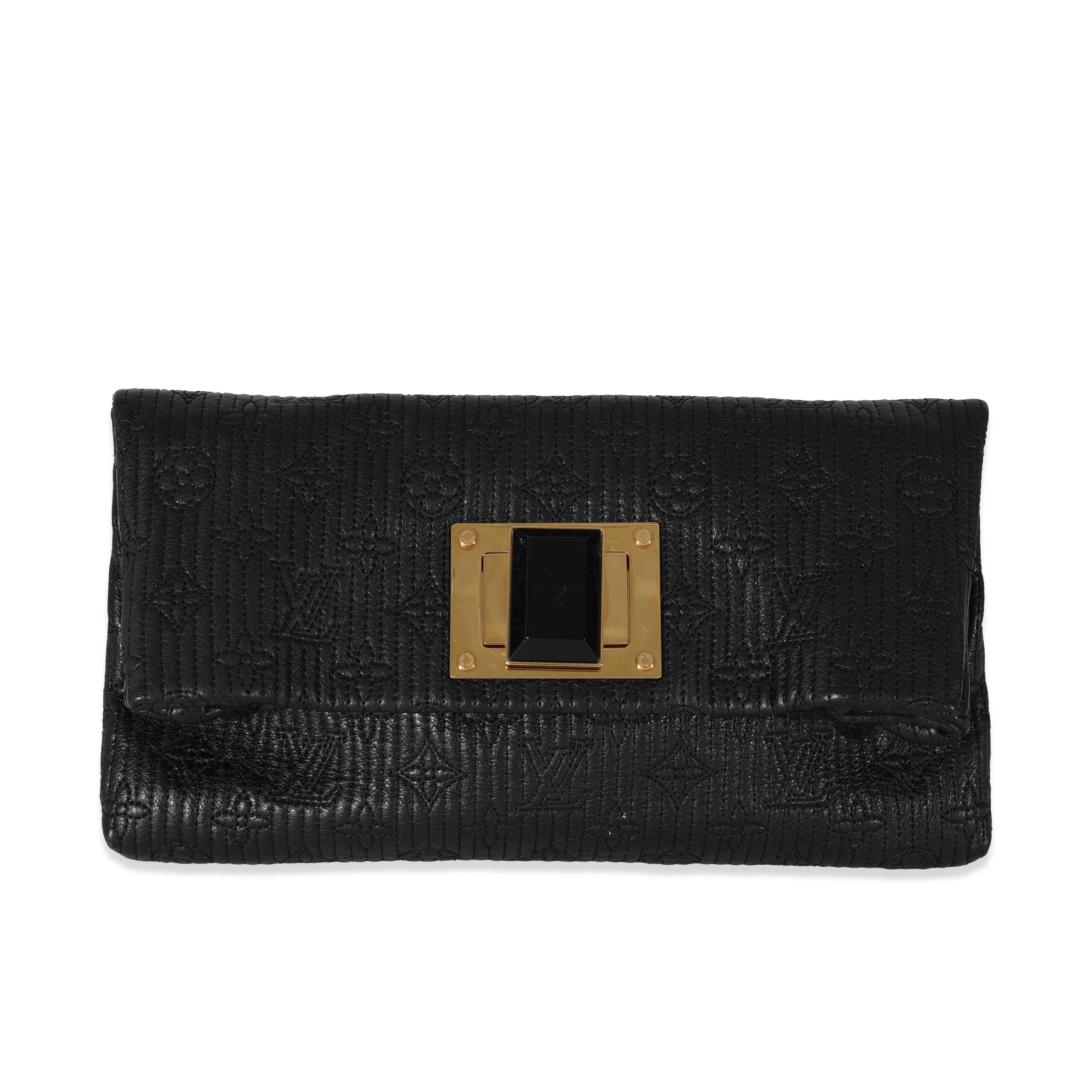 Louis Vuitton Louis Vuitton Black Monogram Limelight Altair Clutch