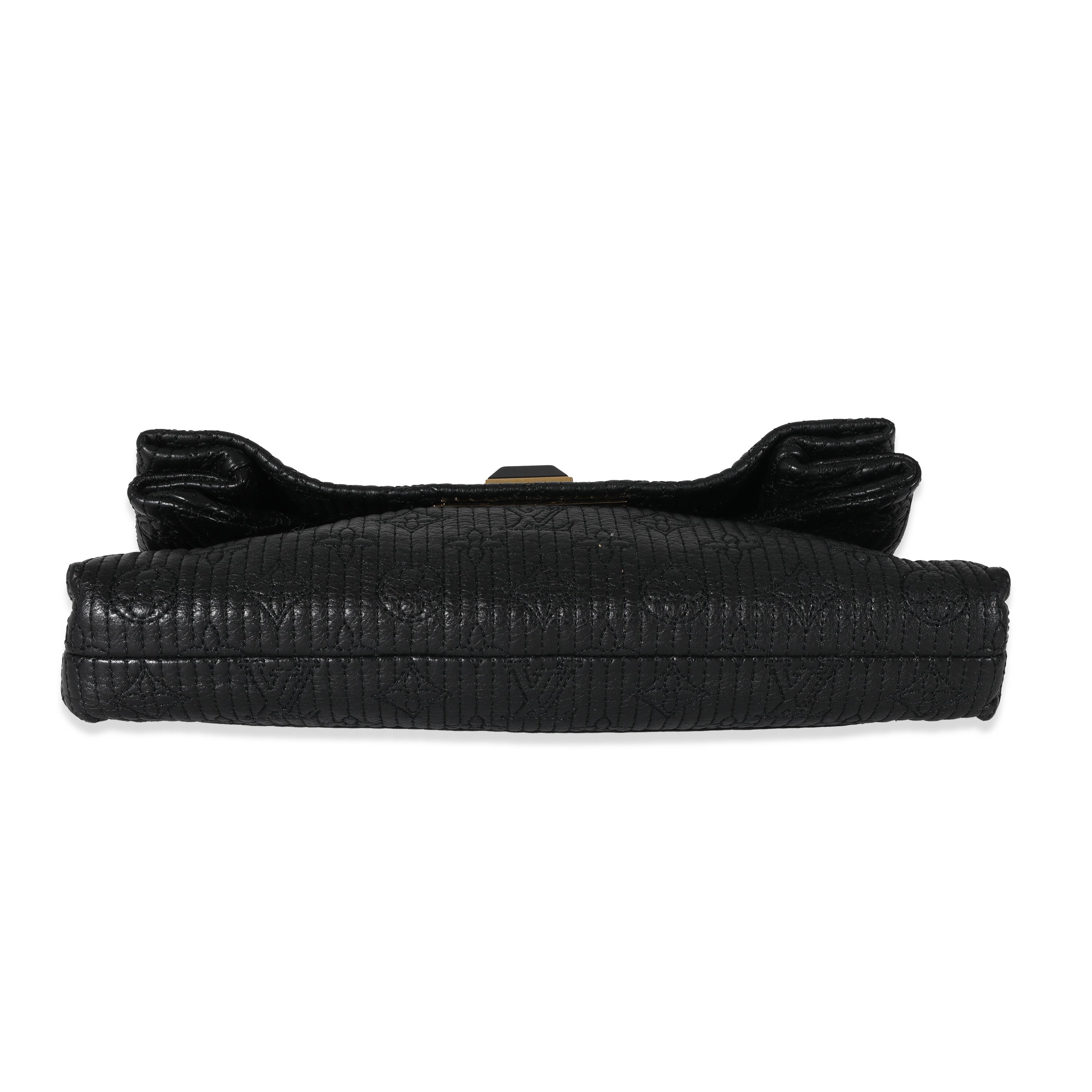 Louis Vuitton Louis Vuitton Black Monogram Limelight Altair Clutch