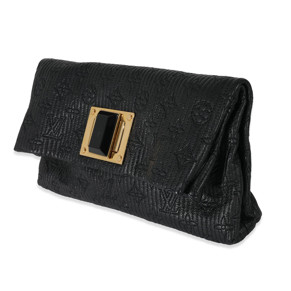 Louis Vuitton Louis Vuitton Black Monogram Limelight Altair Clutch