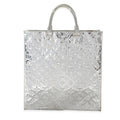 Louis Vuitton Louis Vuitton Silver PVC Monogram Miroir Sac Plat