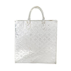Louis Vuitton Louis Vuitton Silver PVC Monogram Miroir Sac Plat