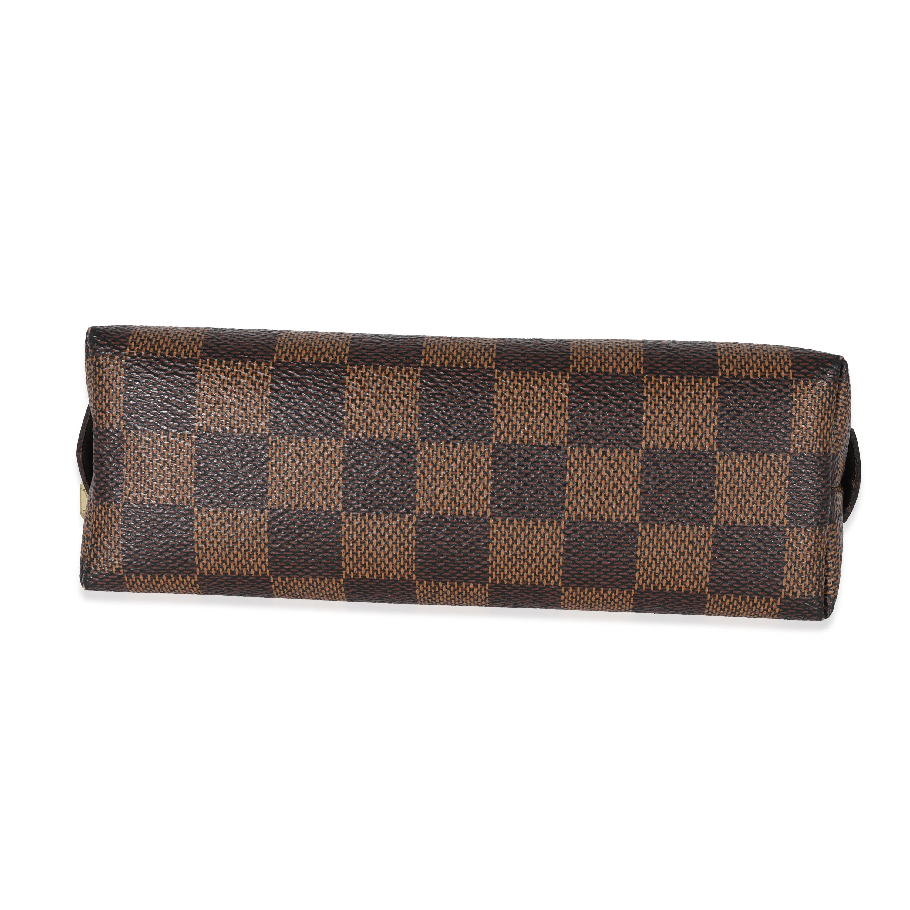 Louis Vuitton Louis Vuitton Damier Ebene Canvas Cosmetic Pouch