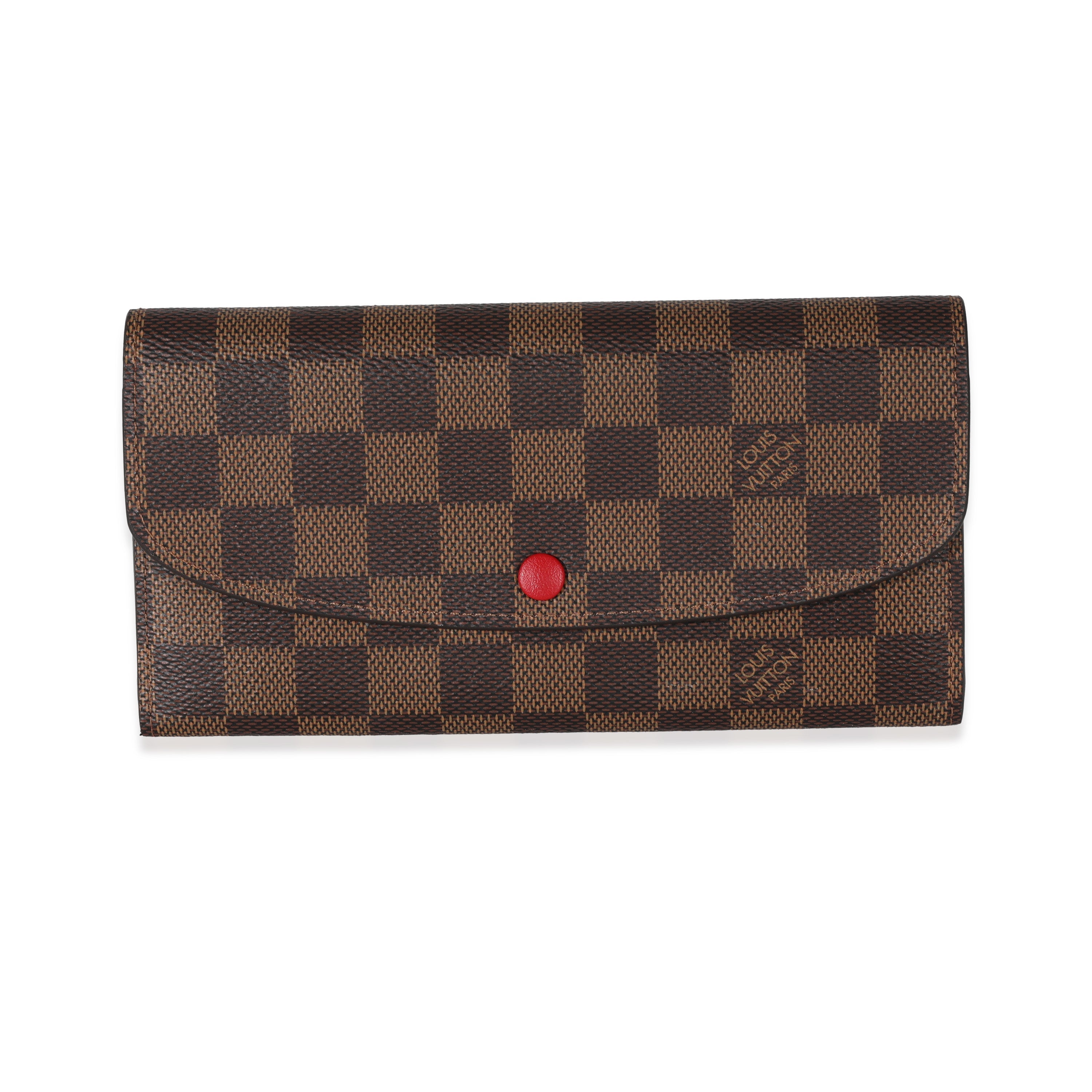 Louis Vuitton Louis Vuitton Damier Ebene Canvas Emilie Wallet