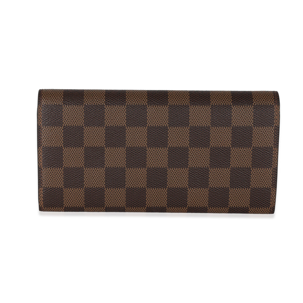 Louis Vuitton Louis Vuitton Damier Ebene Canvas Emilie Wallet