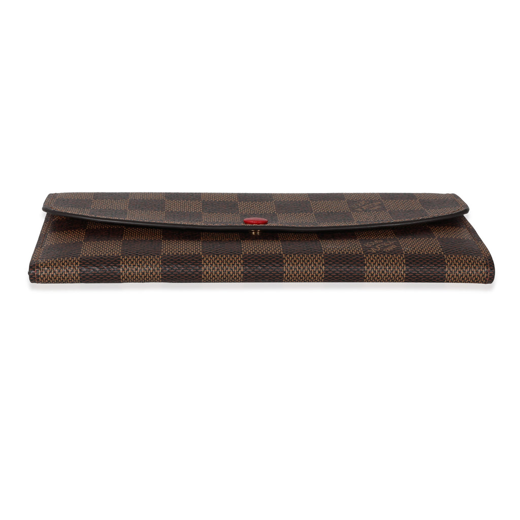 Louis Vuitton Louis Vuitton Damier Ebene Canvas Emilie Wallet
