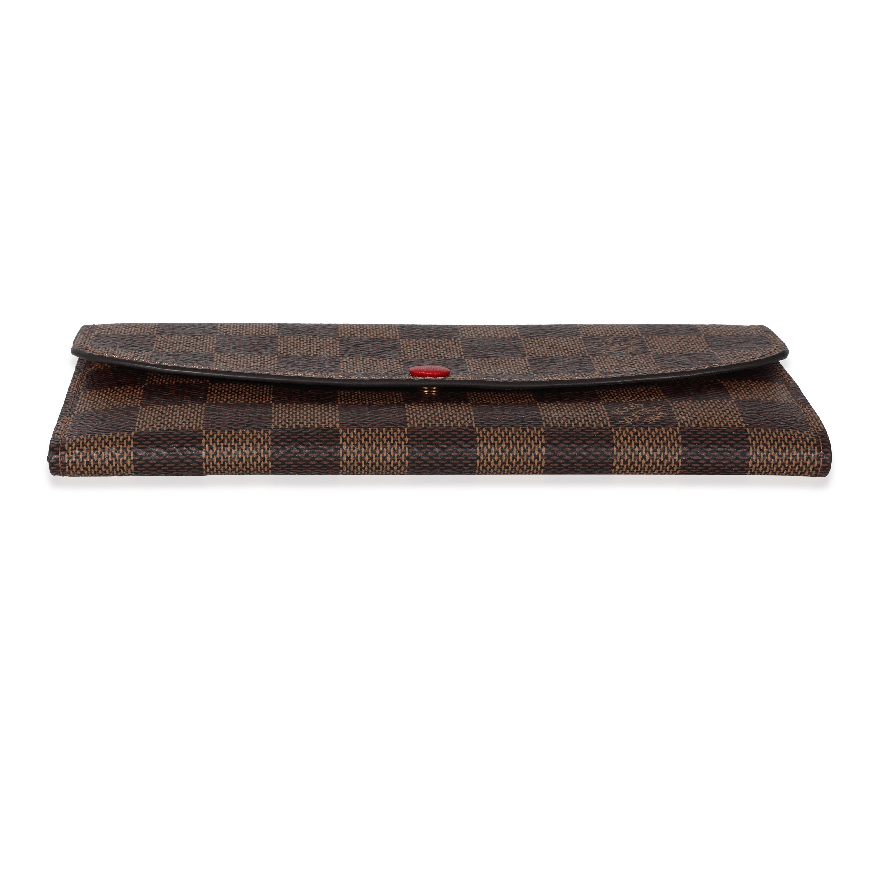 Louis Vuitton Louis Vuitton Damier Ebene Canvas Emilie Wallet