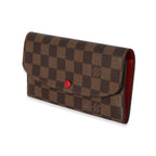 Louis Vuitton Louis Vuitton Damier Ebene Canvas Emilie Wallet