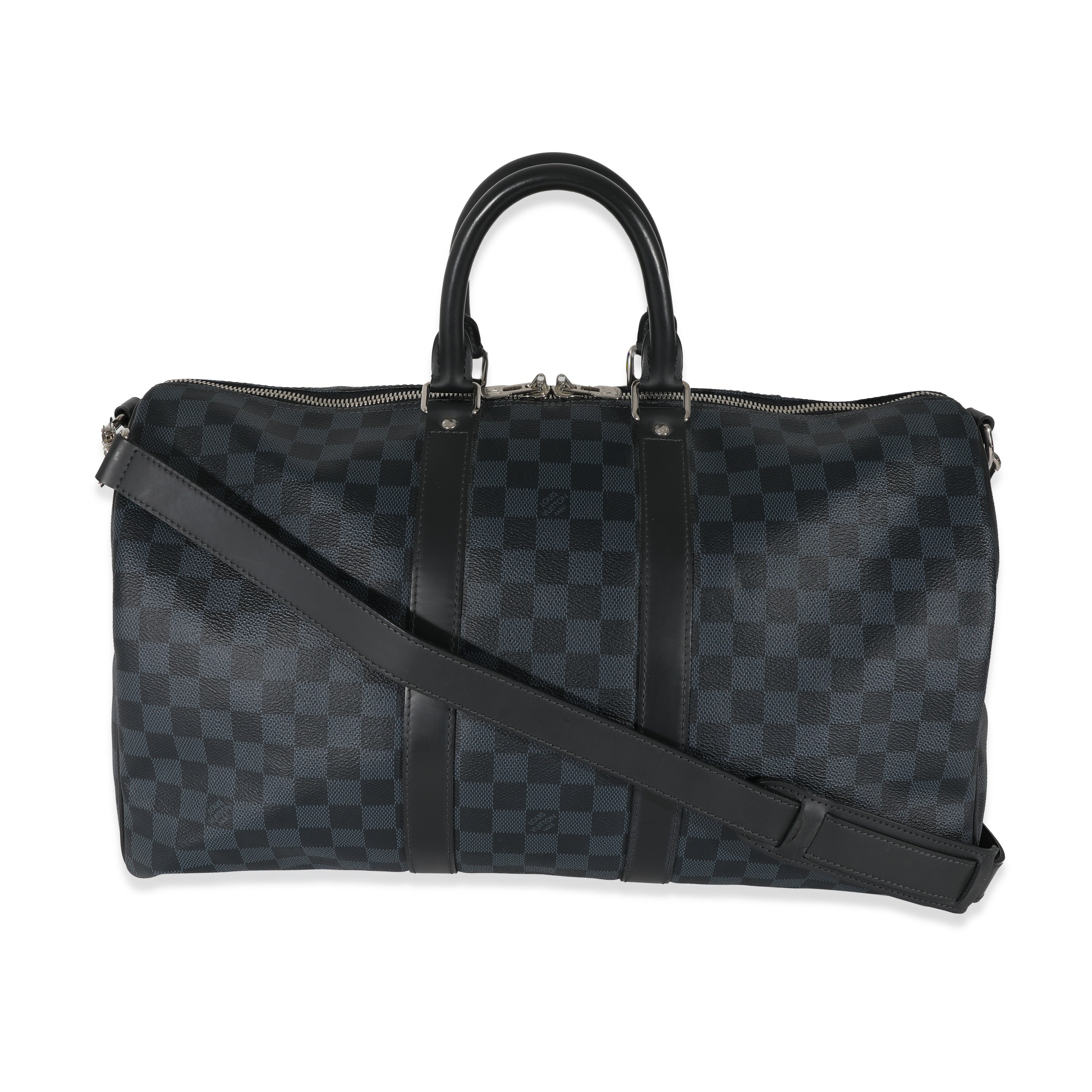 Louis Vuitton Louis Vuitton Damier Cobalt Canvas Keepall Bandouliere 45
