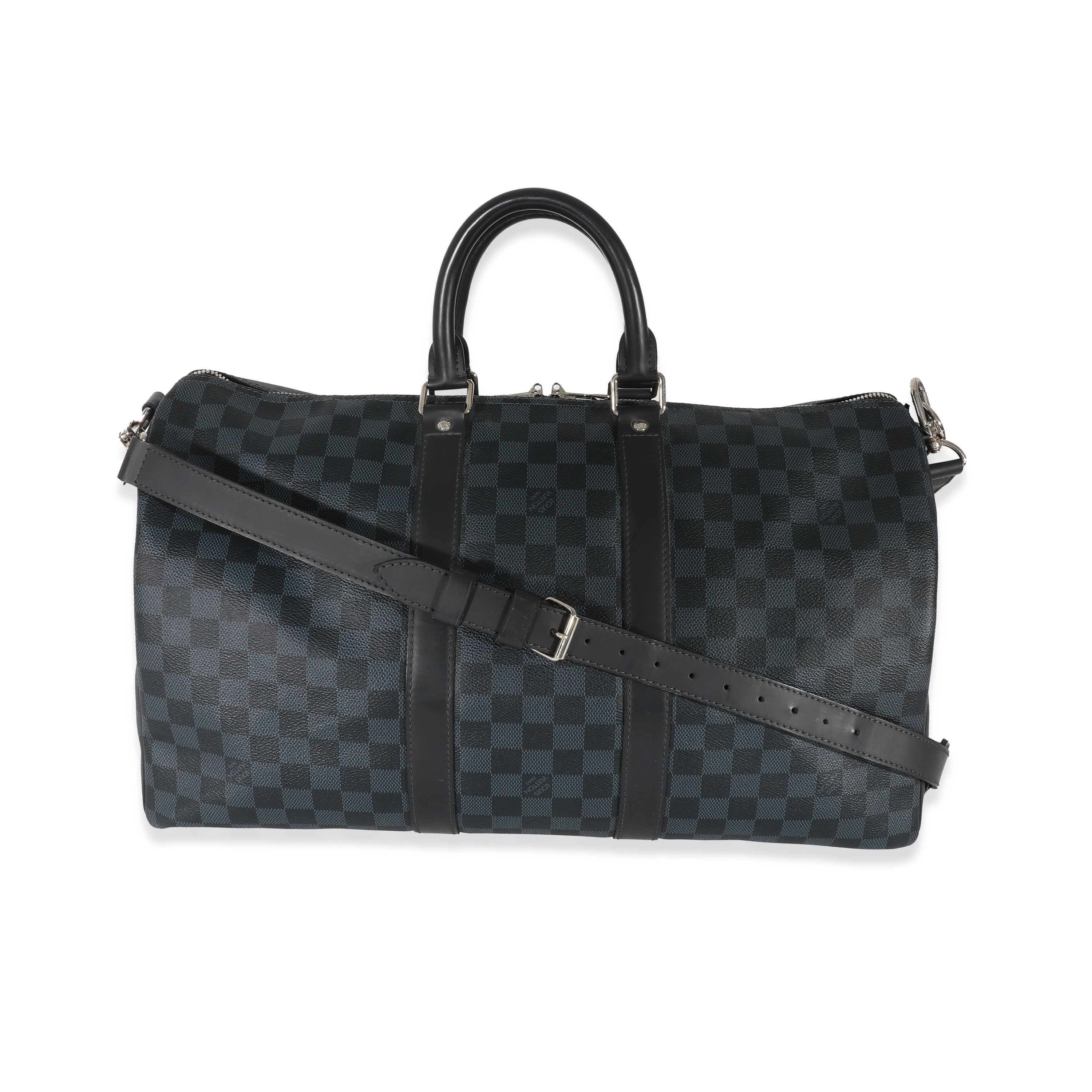 Louis Vuitton Louis Vuitton Damier Cobalt Canvas Keepall Bandouliere 45