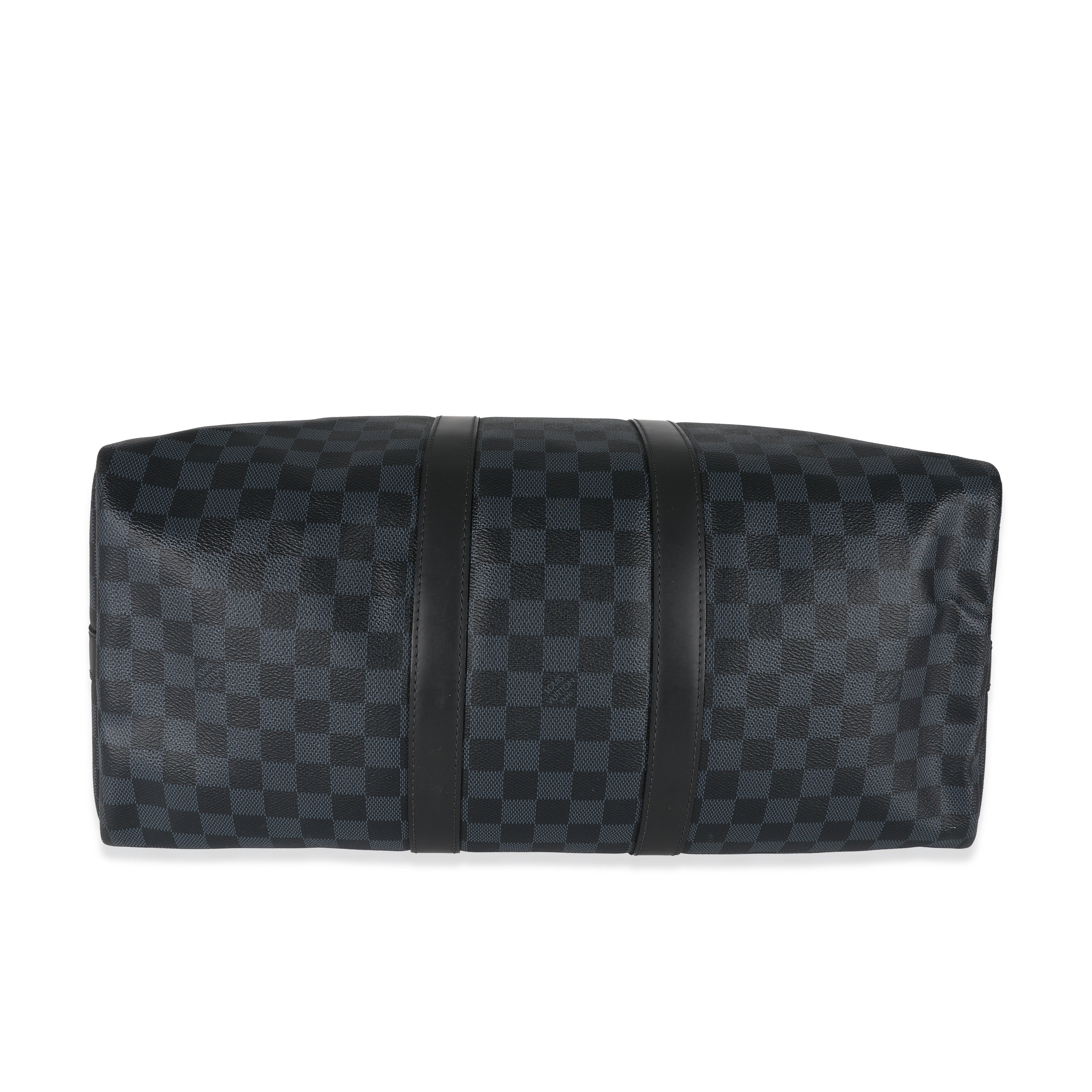 Louis Vuitton Louis Vuitton Damier Cobalt Canvas Keepall Bandouliere 45