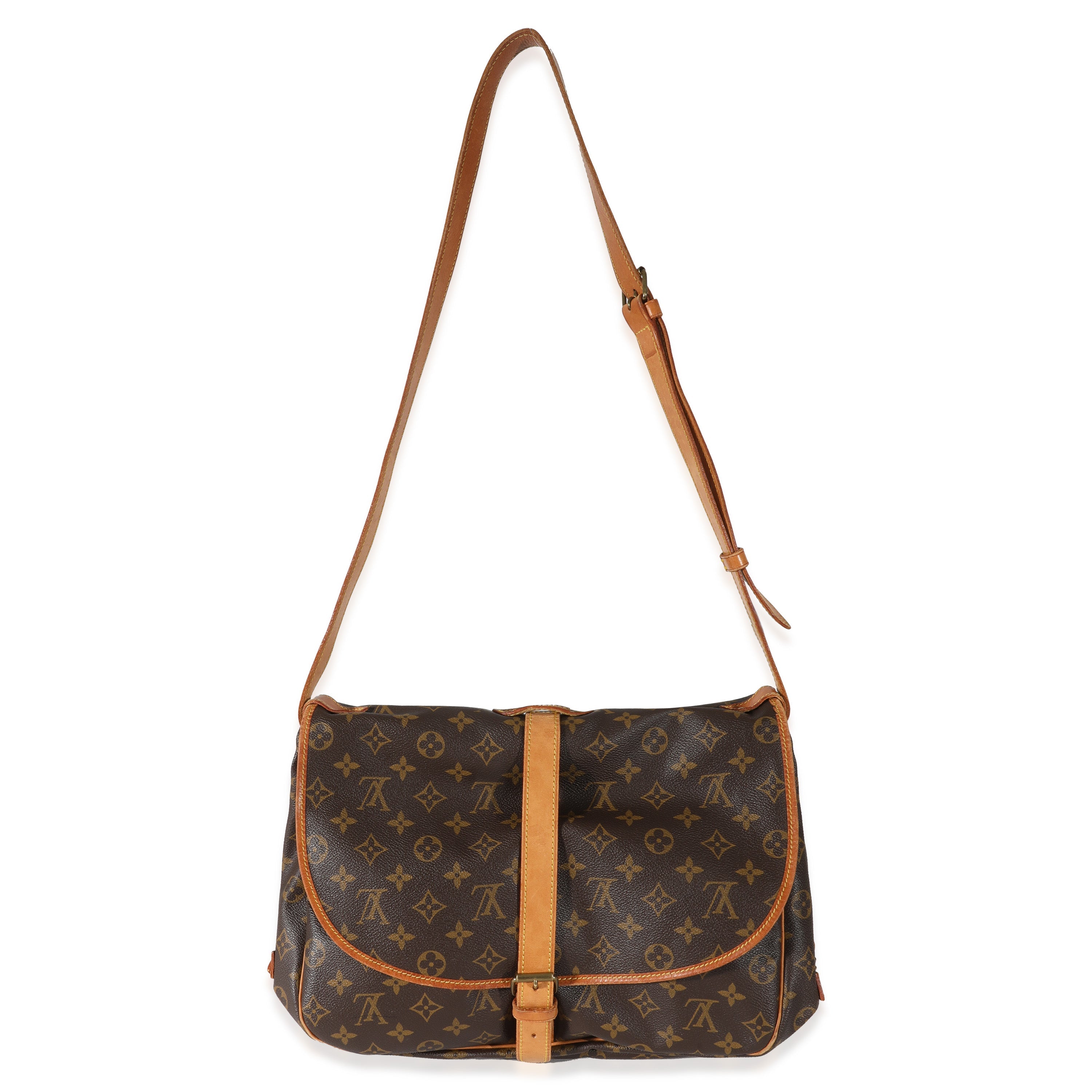 Louis Vuitton Louis Vuitton Vintage Monogram Canvas Saumur 35