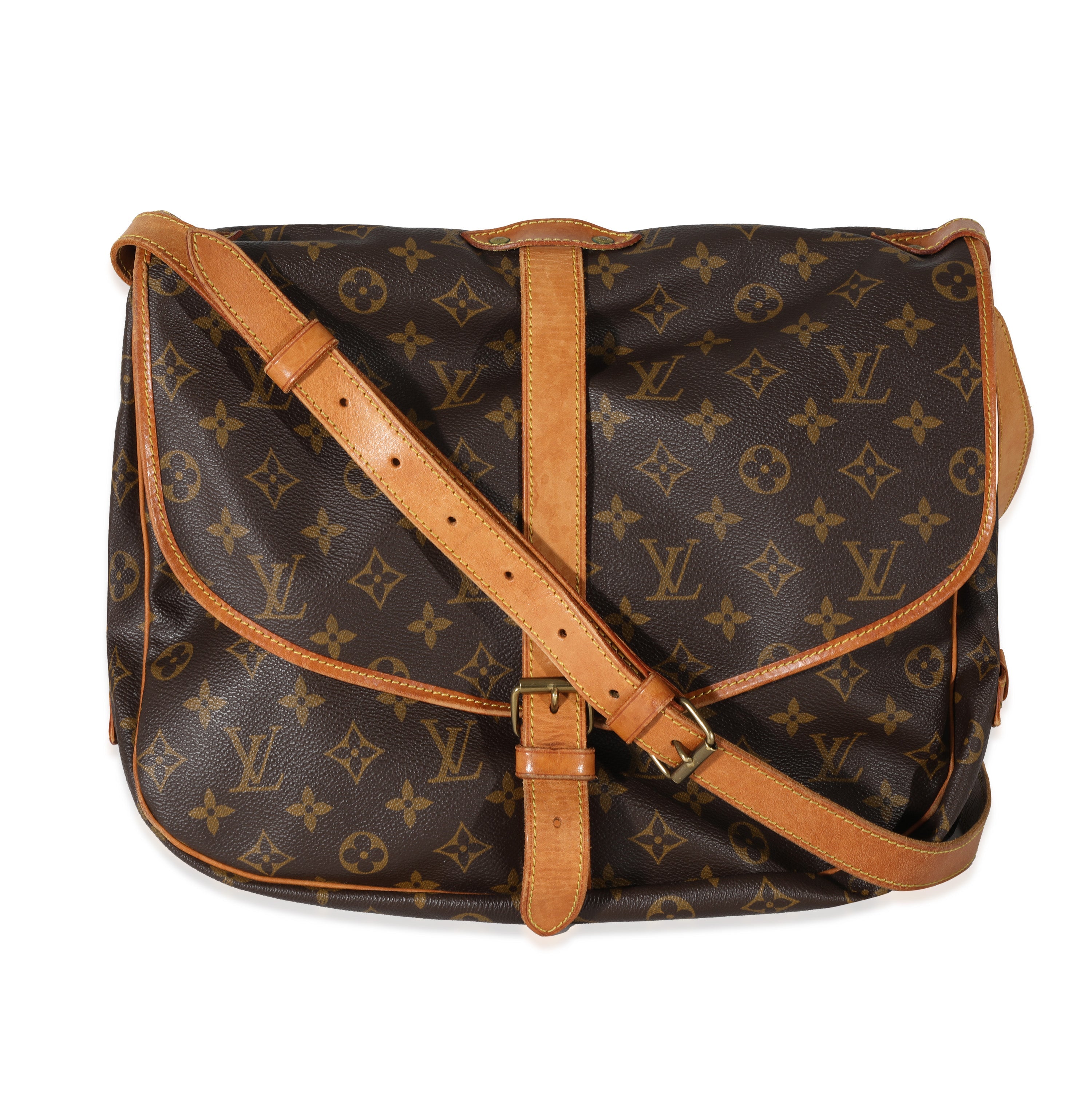 Louis Vuitton Louis Vuitton Vintage Monogram Canvas Saumur 35