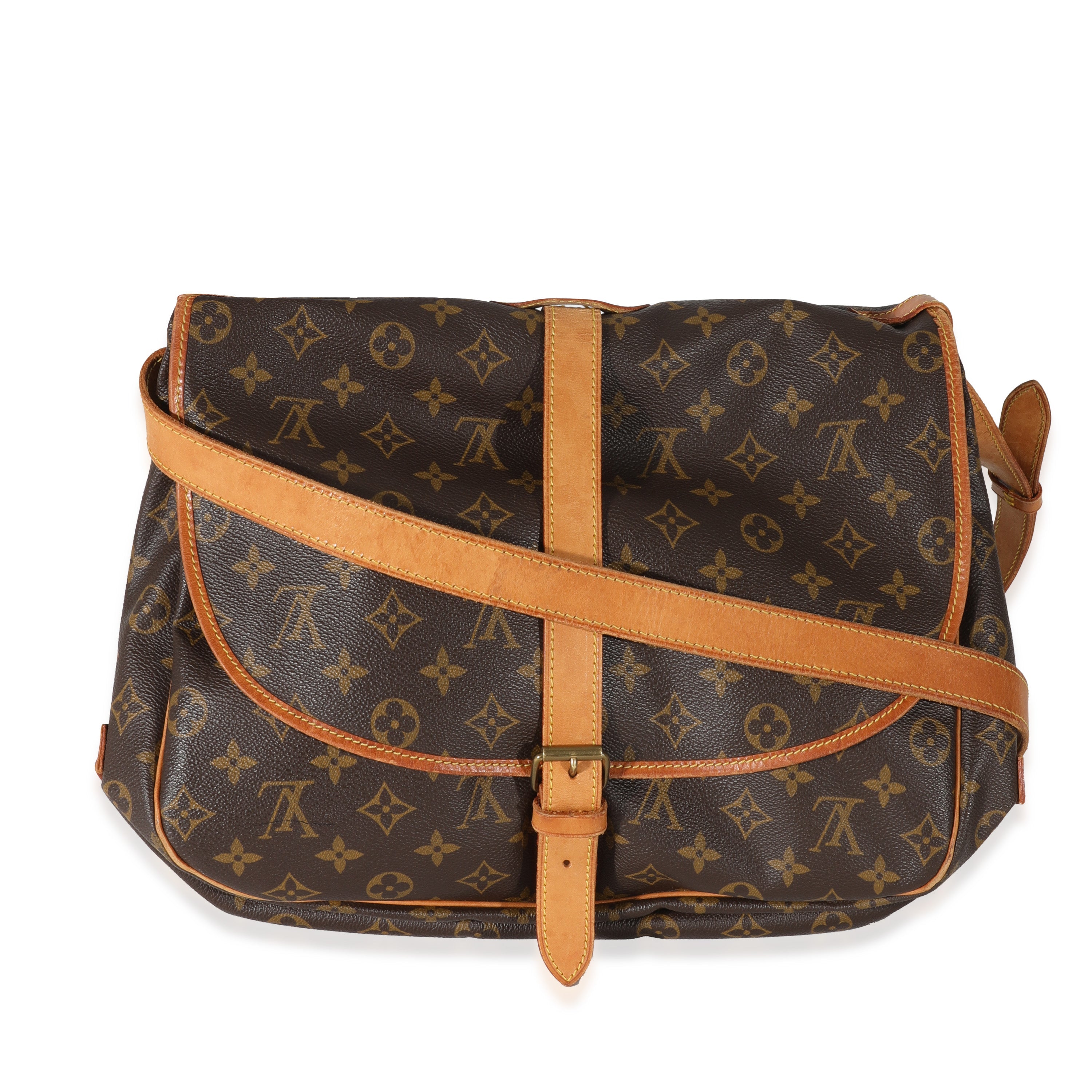 Louis Vuitton Louis Vuitton Vintage Monogram Canvas Saumur 35