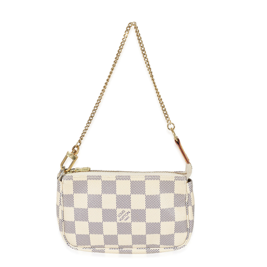 Louis Vuitton Louis Vuitton Damier Azur Canvas Mini Pochette Accessoires