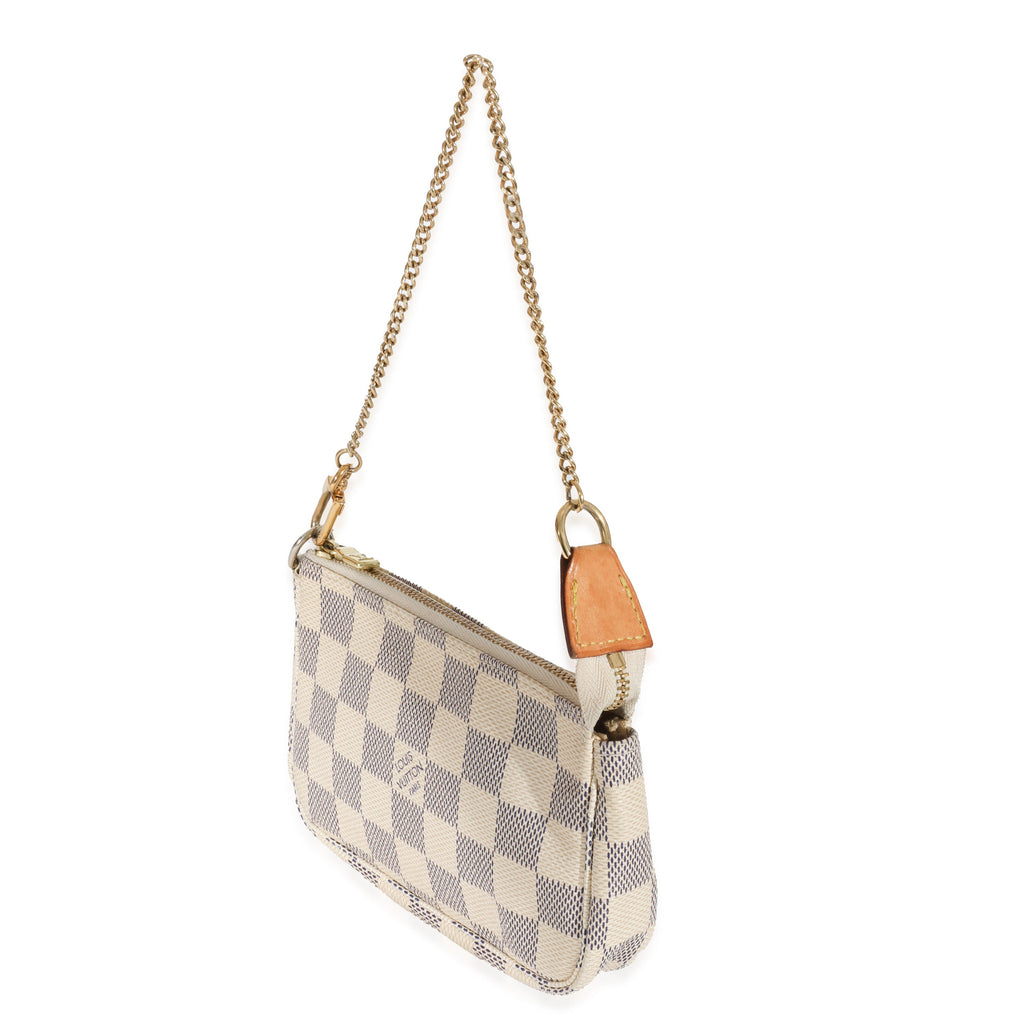 Louis Vuitton Louis Vuitton Damier Azur Canvas Mini Pochette Accessoires
