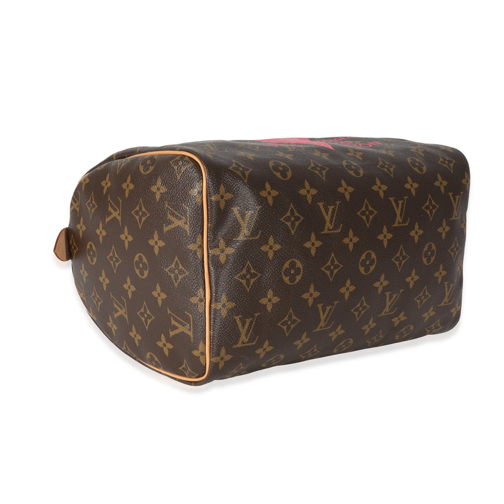 Louis Vuitton Louis Vuitton Monogram Canvas & Grenade V Speedy 30