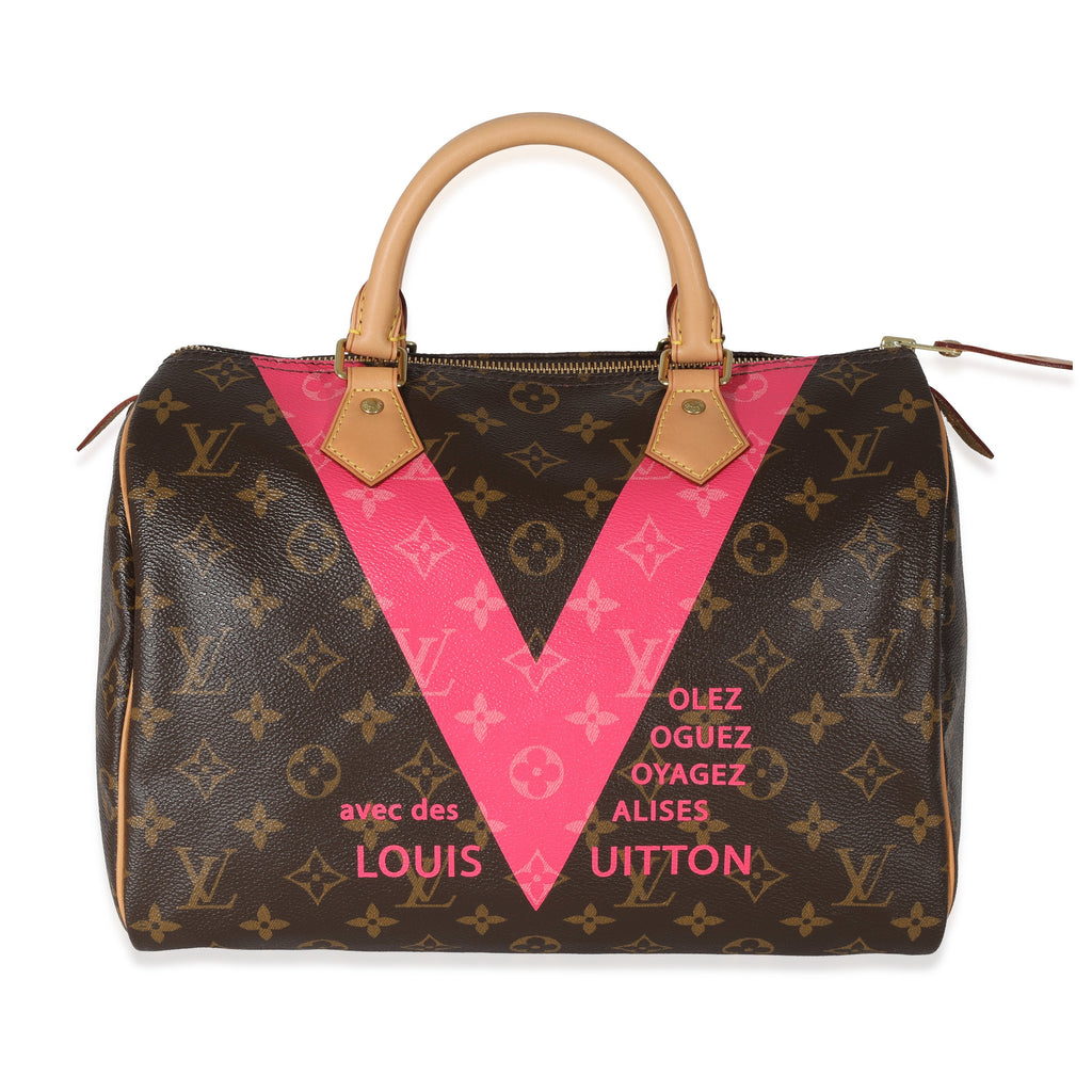 Louis Vuitton Louis Vuitton Monogram Canvas & Grenade V Speedy 30