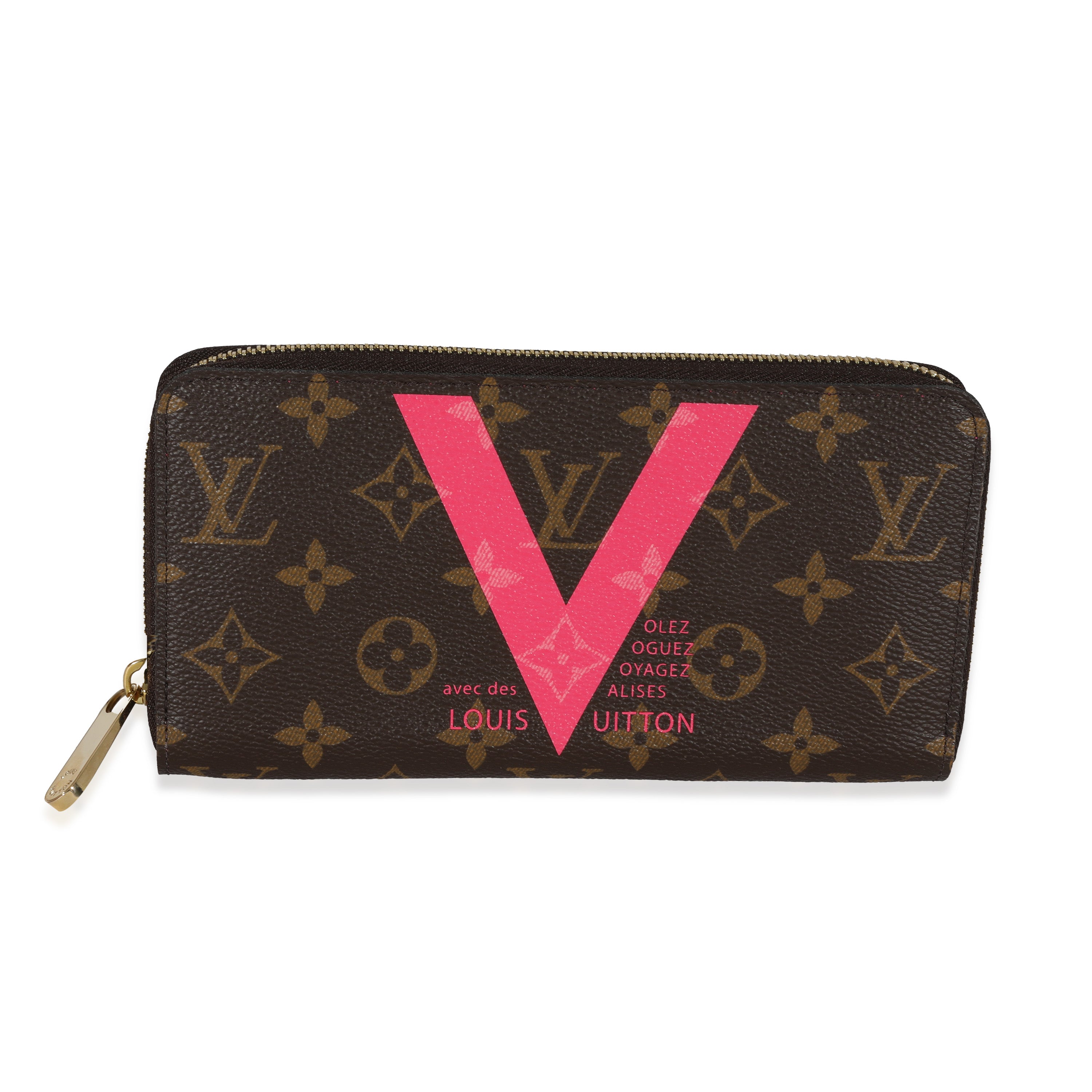 Louis Vuitton Louis Vuitton Monogram Canvas & Grenade V Zippy Wallet