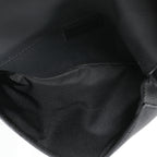 Louis Vuitton Louis Vuitton Black Leather Aerogram Sling Bag