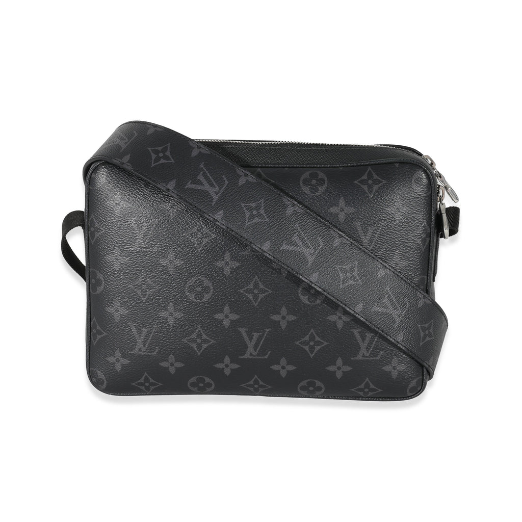 Louis Vuitton Louis Vuitton Black Taiga Monogram Eclipse Canvas Outdoor Messenger