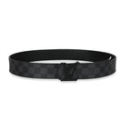 Louis Vuitton Louis Vuitton Canvas Damier Graphite LV Initiales Belt