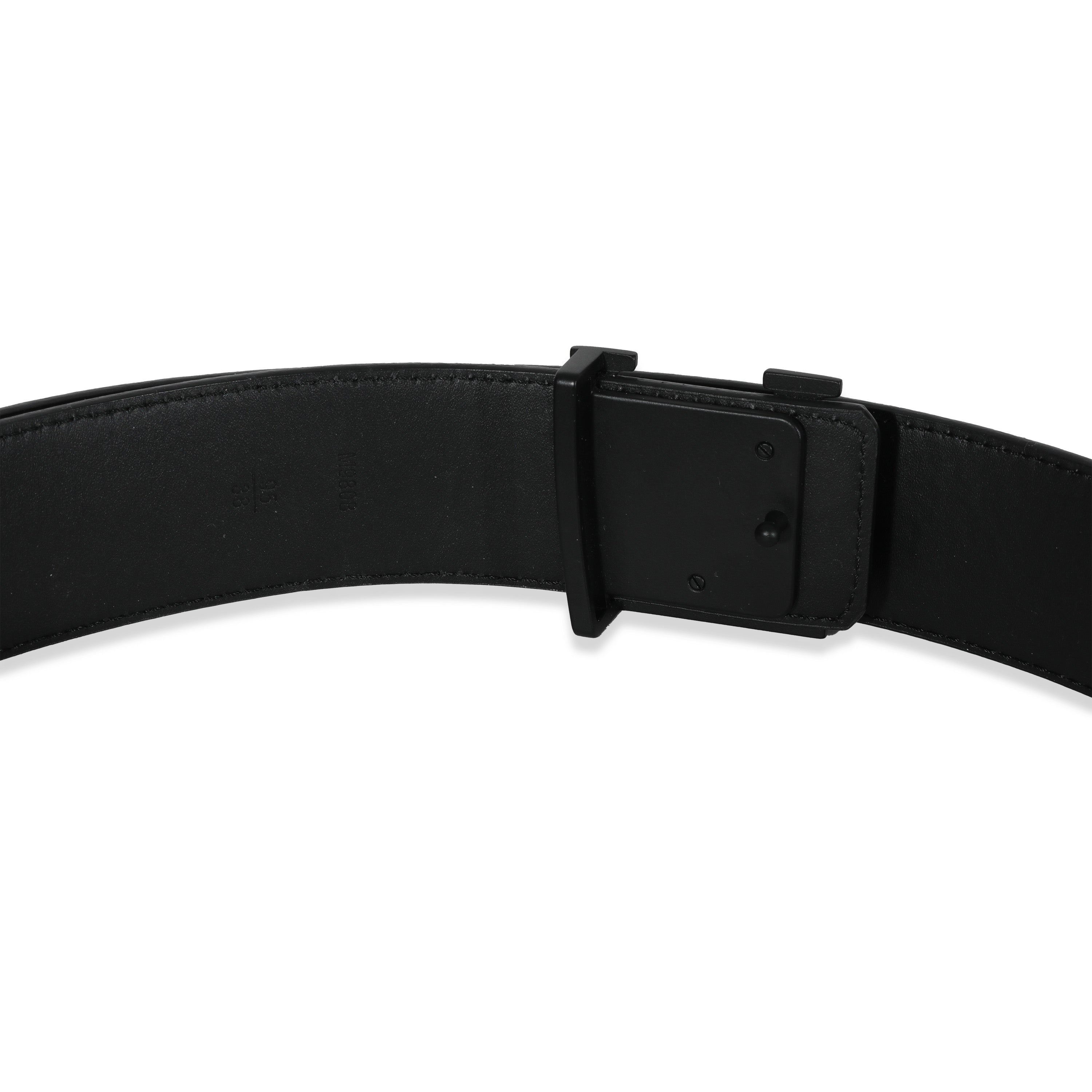 Louis Vuitton Louis Vuitton Canvas Damier Graphite LV Initiales Belt