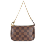 Louis Vuitton Louis Vuitton Canvas Damier Ebene Mini Pochette