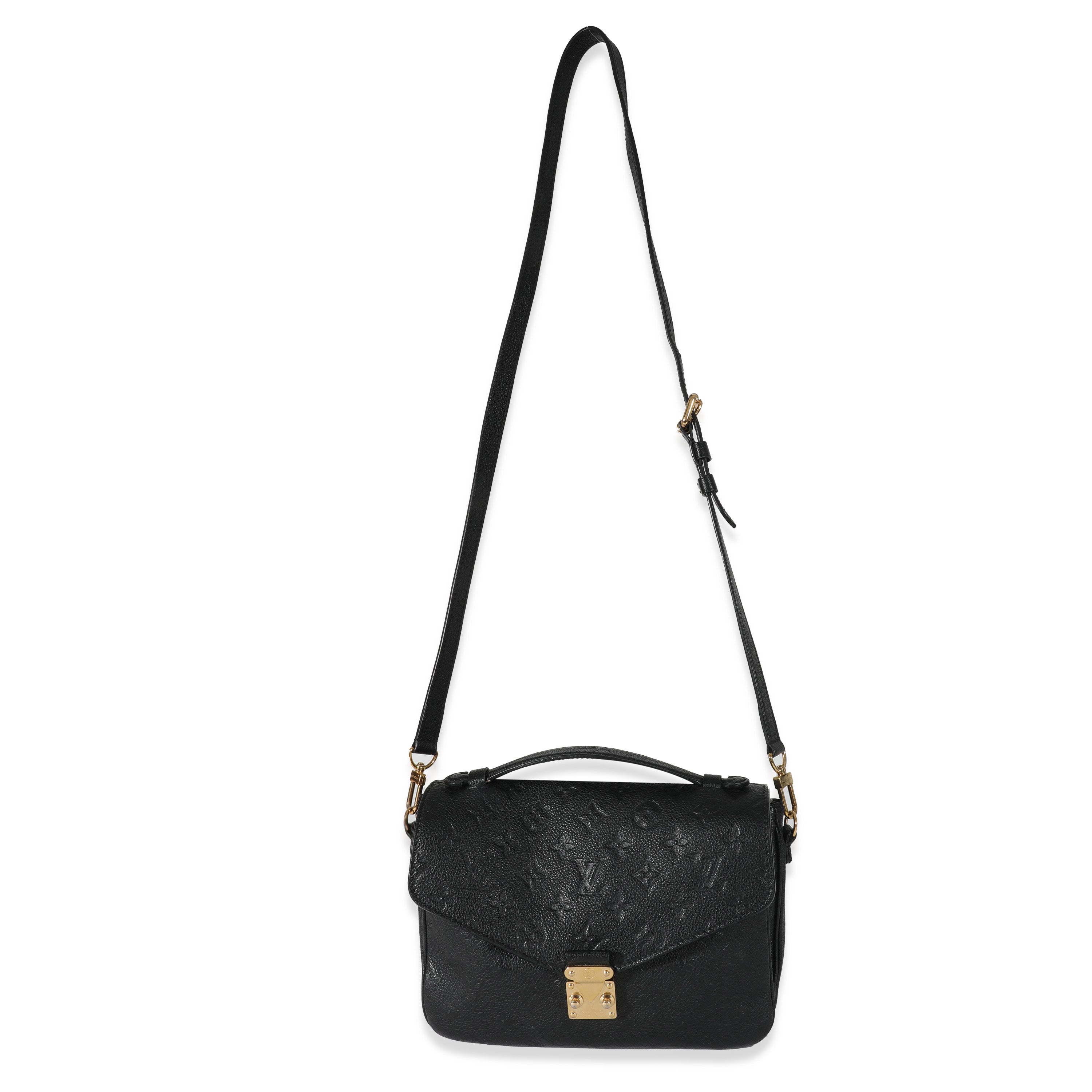 Louis Vuitton Louis Vuitton Black Monogram Empreinte Pochette Metis