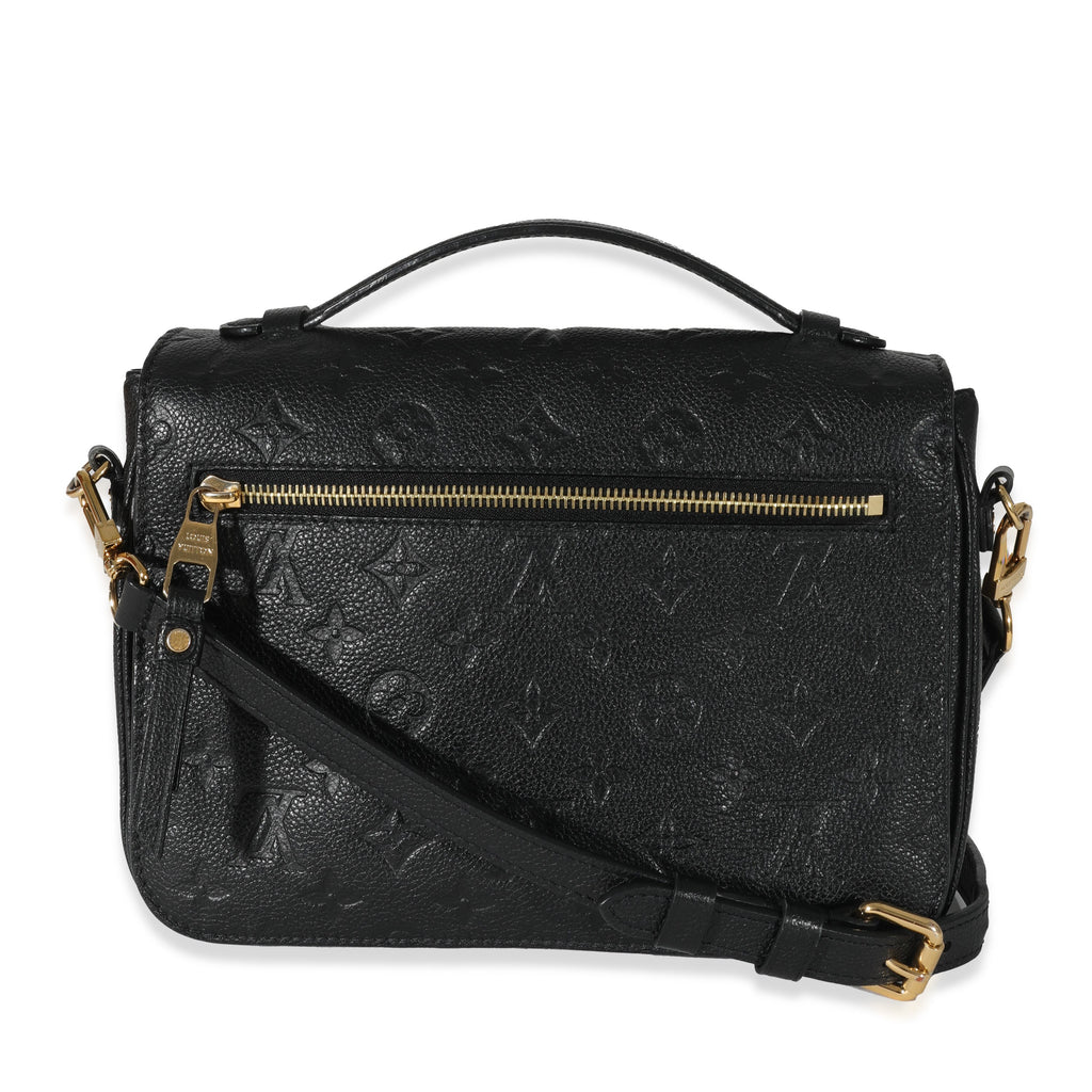 Louis Vuitton Louis Vuitton Black Monogram Empreinte Pochette Metis
