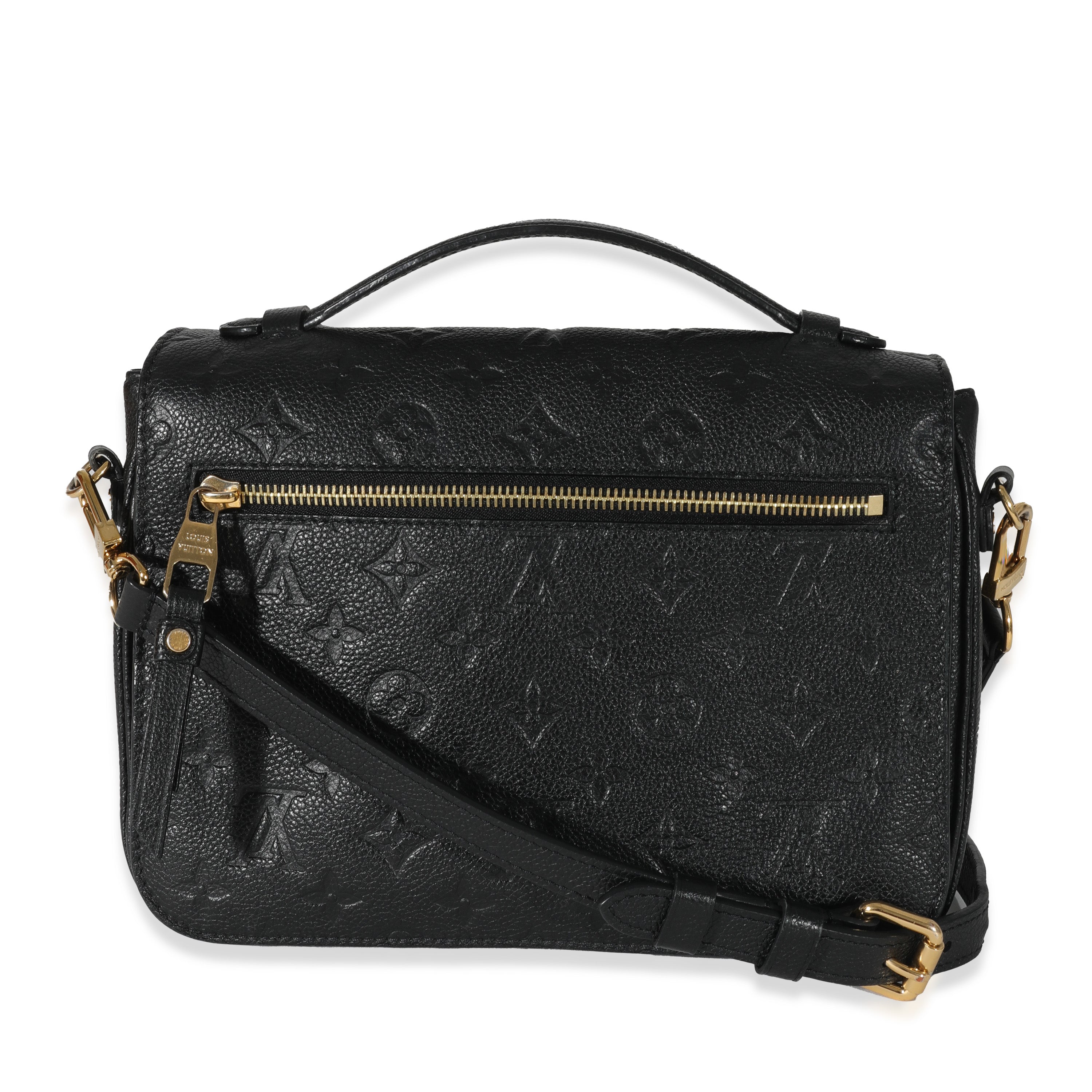 Louis Vuitton Louis Vuitton Black Monogram Empreinte Pochette Metis
