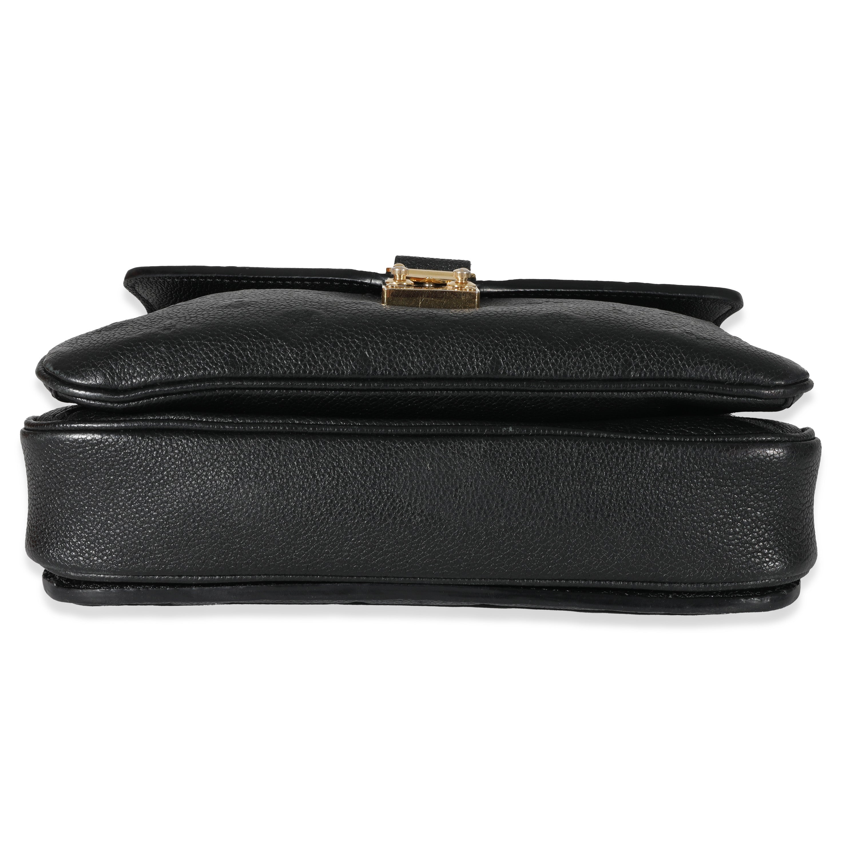 Louis Vuitton Louis Vuitton Black Monogram Empreinte Pochette Metis