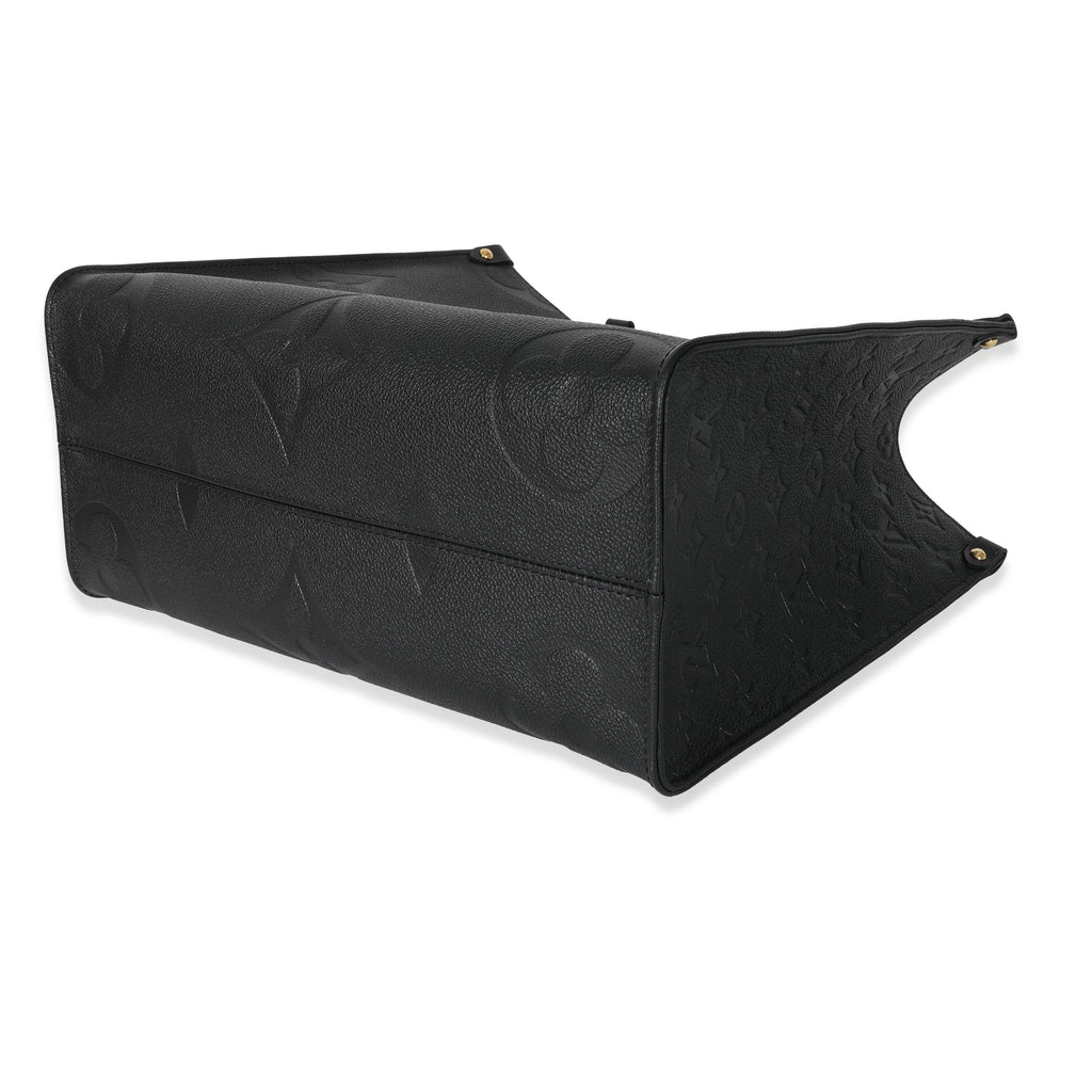 Louis Vuitton Louis Vuitton Black Empreinte Monogram Giant Onthego MM