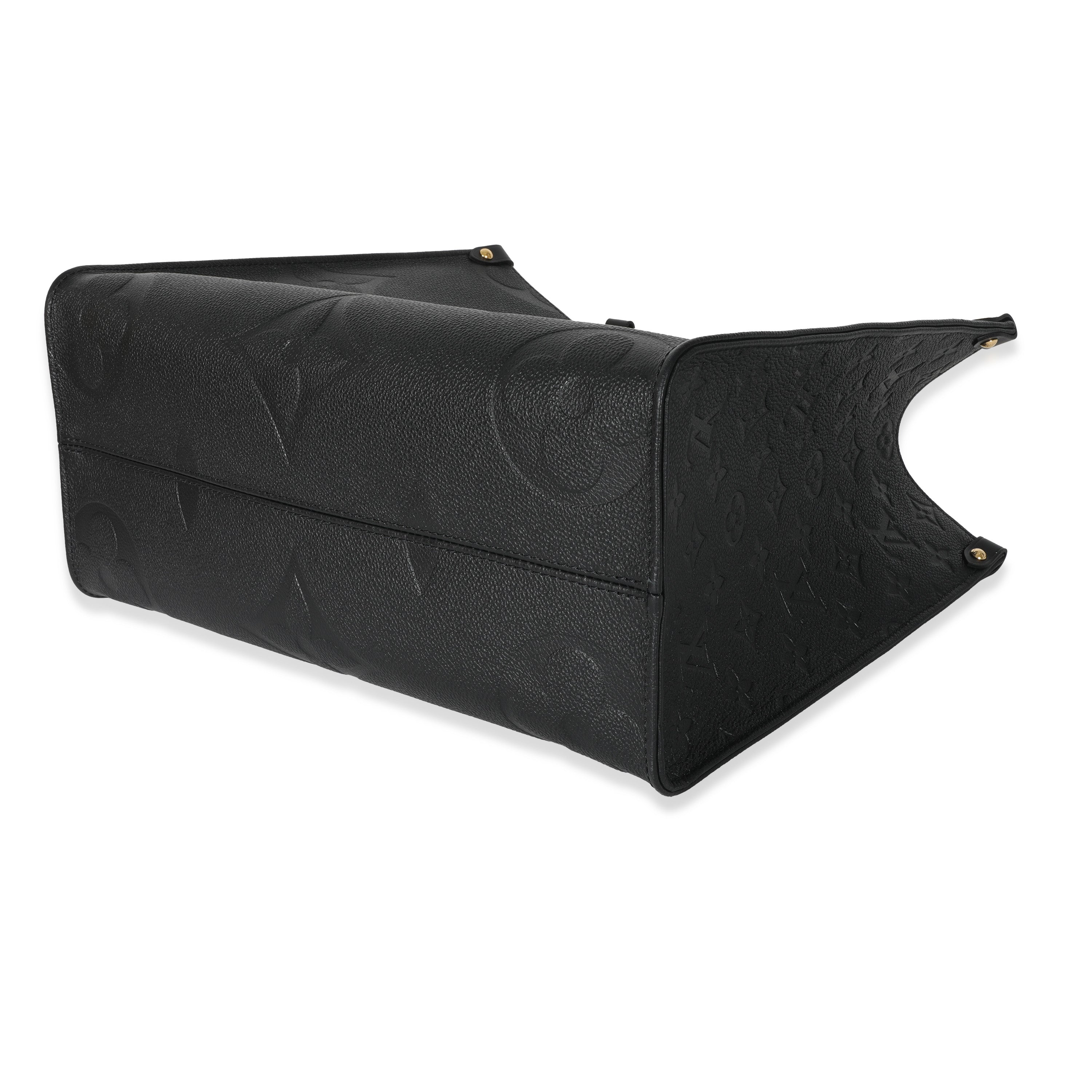 Louis Vuitton Louis Vuitton Black Empreinte Monogram Giant Onthego MM
