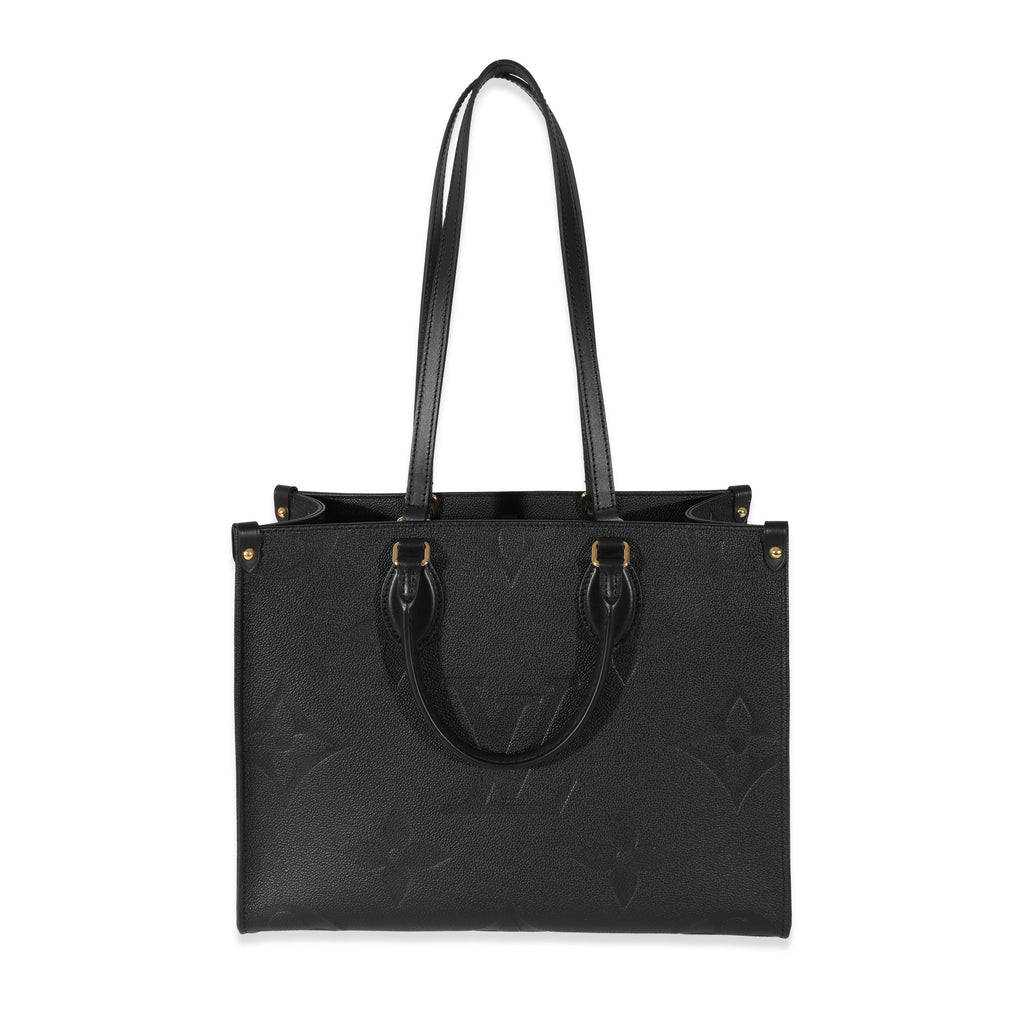 Louis Vuitton Louis Vuitton Black Empreinte Monogram Giant Onthego MM