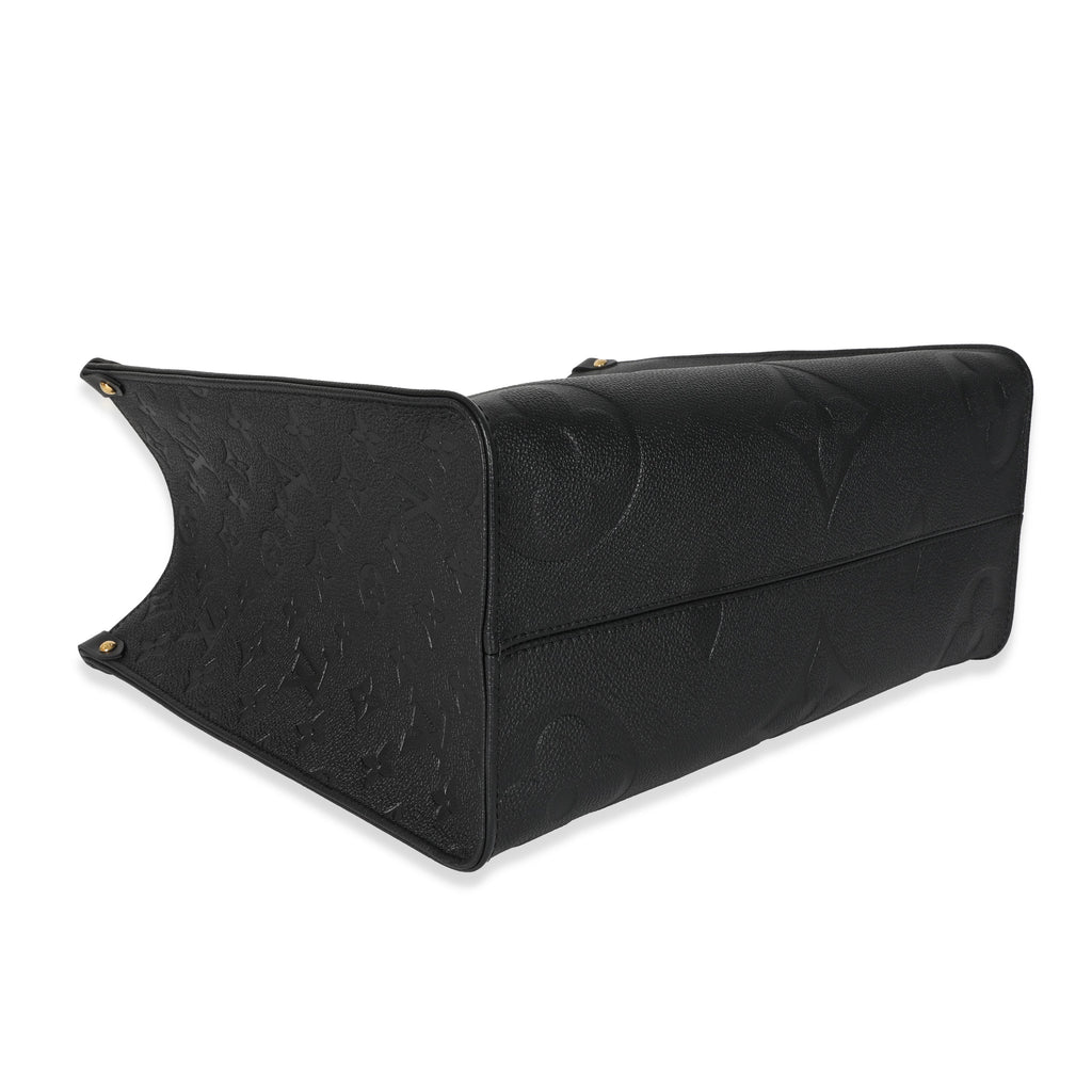 Louis Vuitton Louis Vuitton Black Empreinte Monogram Giant Onthego MM