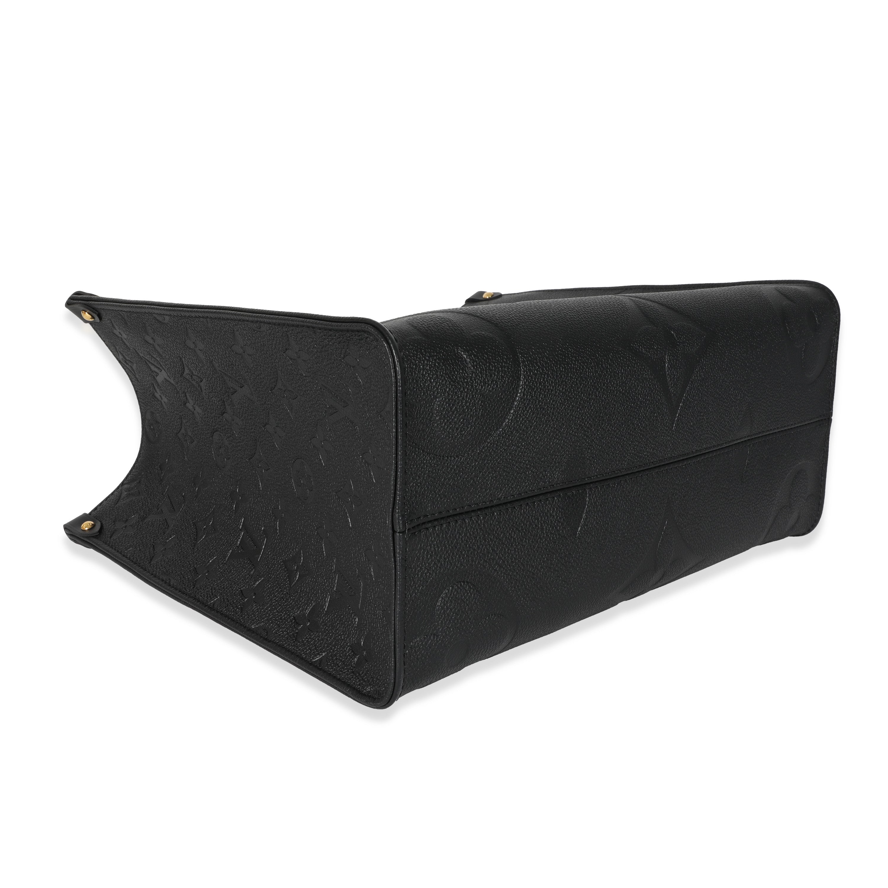 Louis Vuitton Louis Vuitton Black Empreinte Monogram Giant Onthego MM