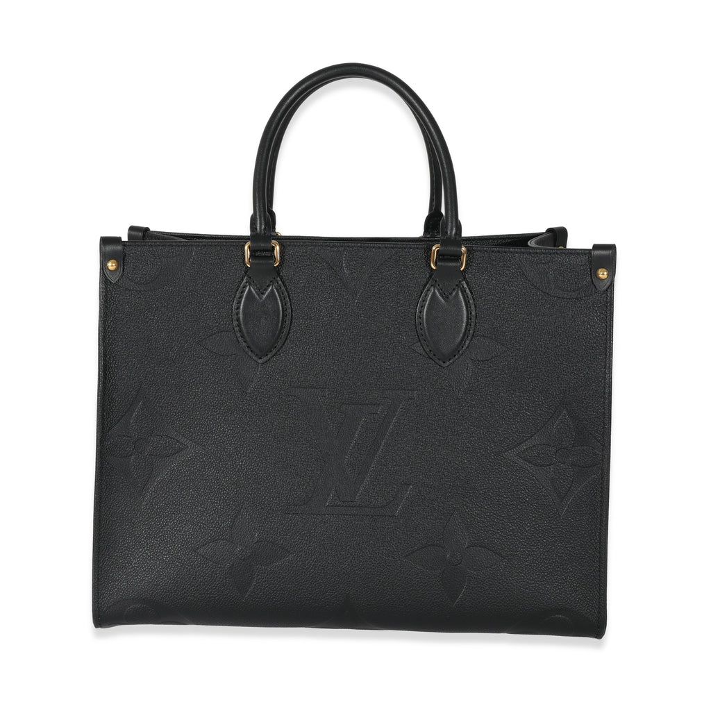 Louis Vuitton Louis Vuitton Black Empreinte Monogram Giant Onthego MM