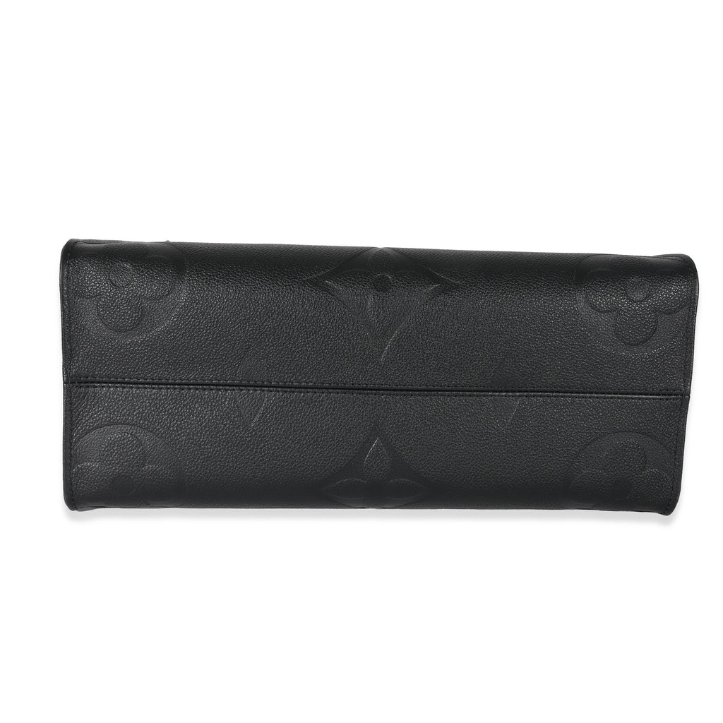 Louis Vuitton Louis Vuitton Black Empreinte Monogram Giant Onthego MM