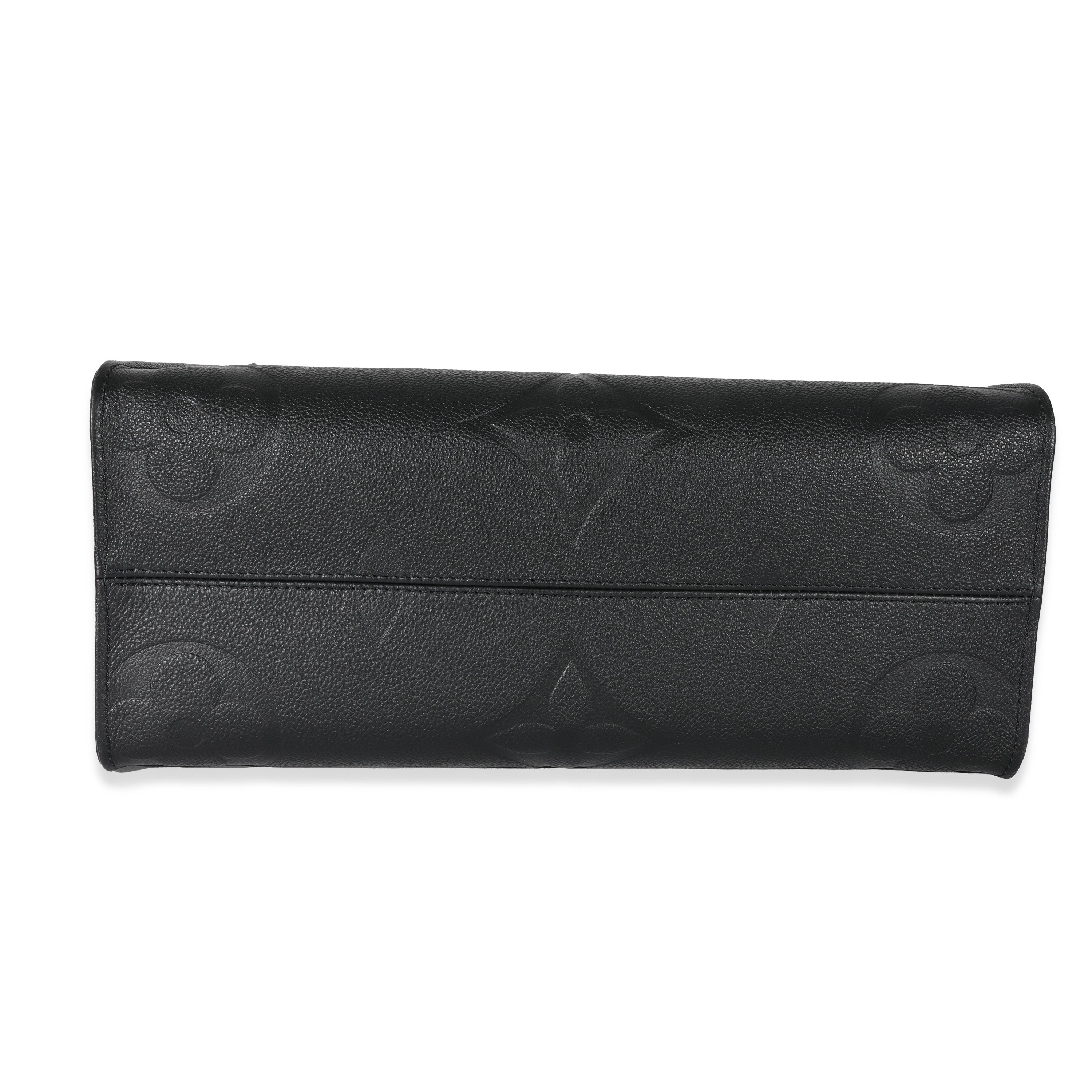 Louis Vuitton Louis Vuitton Black Empreinte Monogram Giant Onthego MM